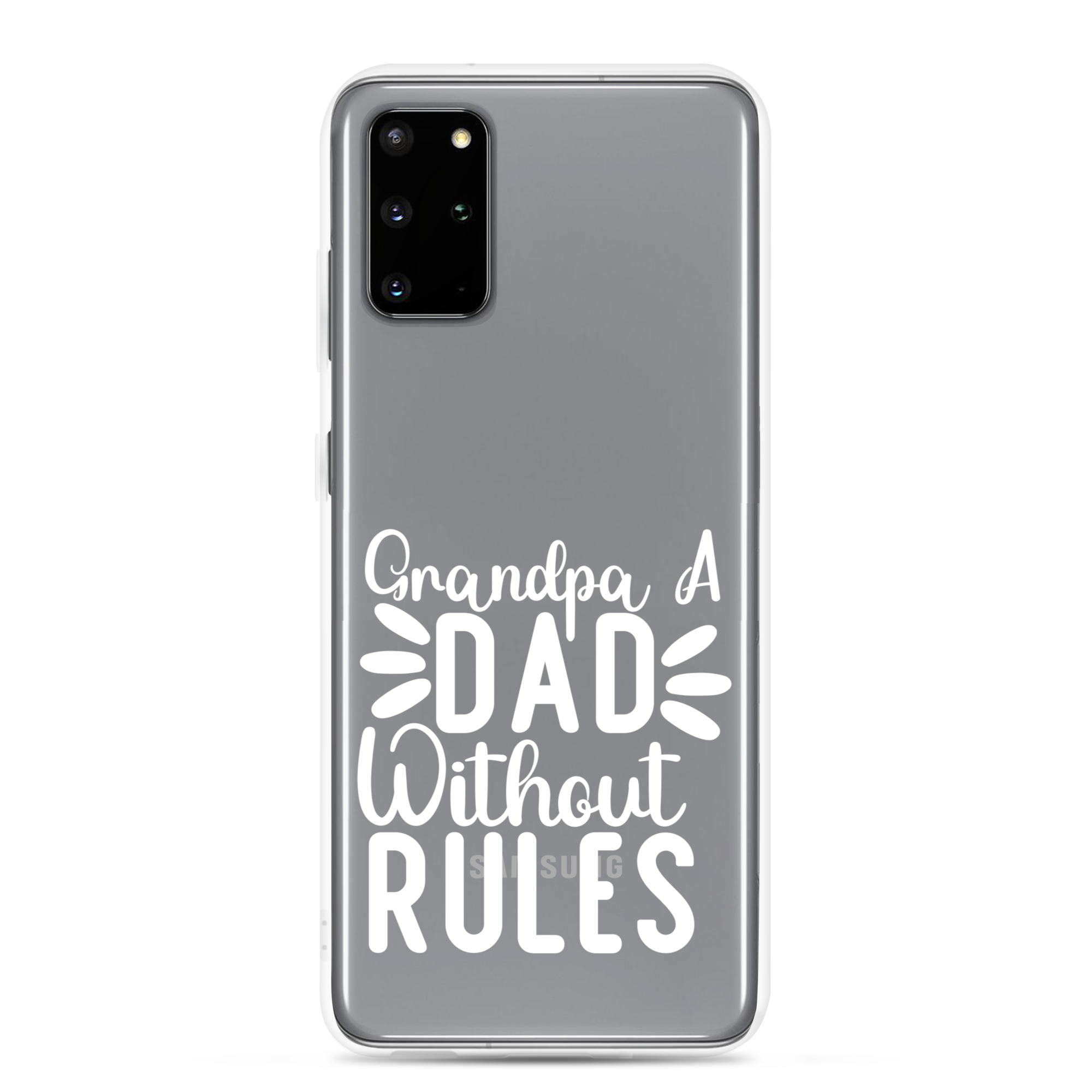 Grandpa A Dad Without Rules Clear Clear Case for Samsung®