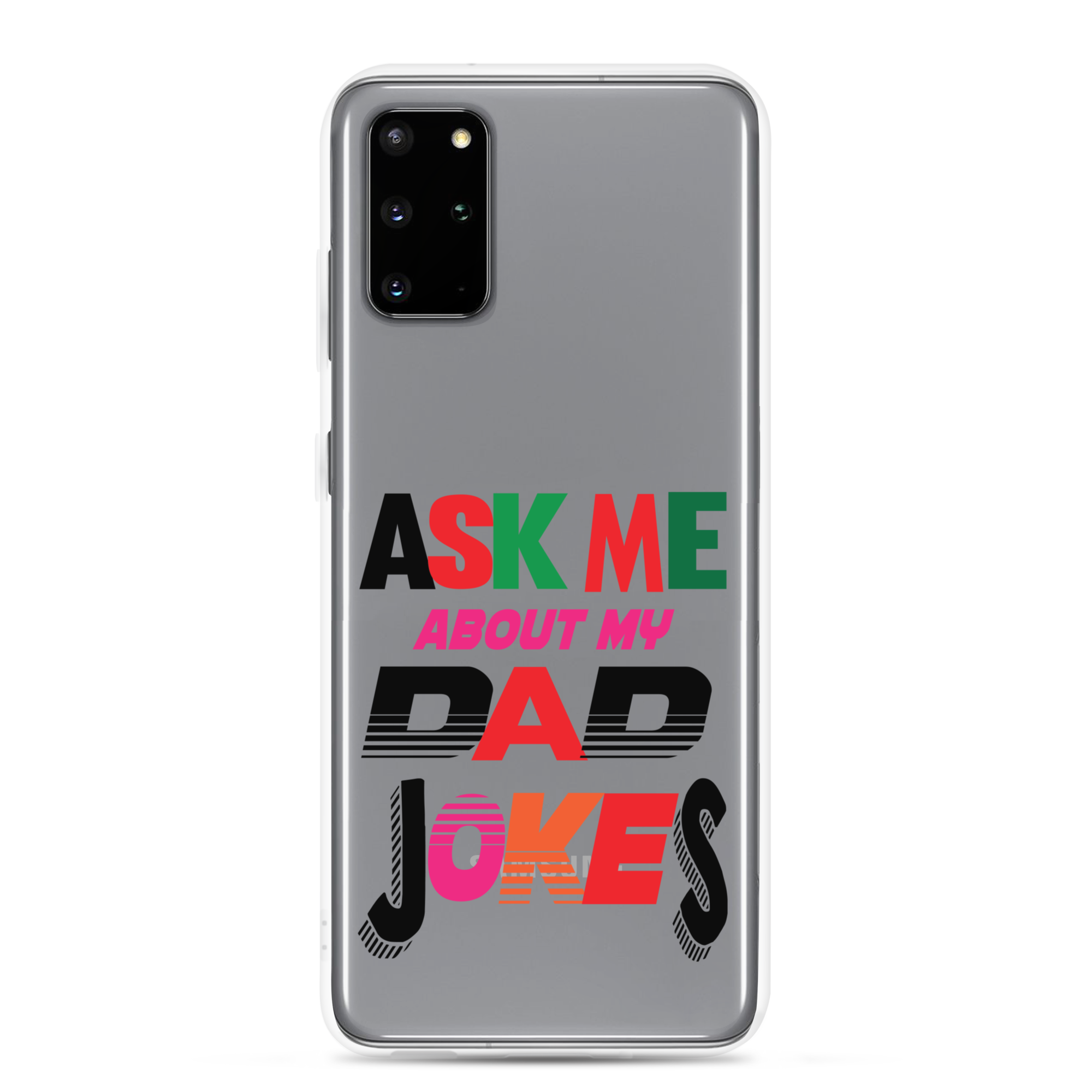 Ask Me About My Dad Jokes Clear Case for Samsung®