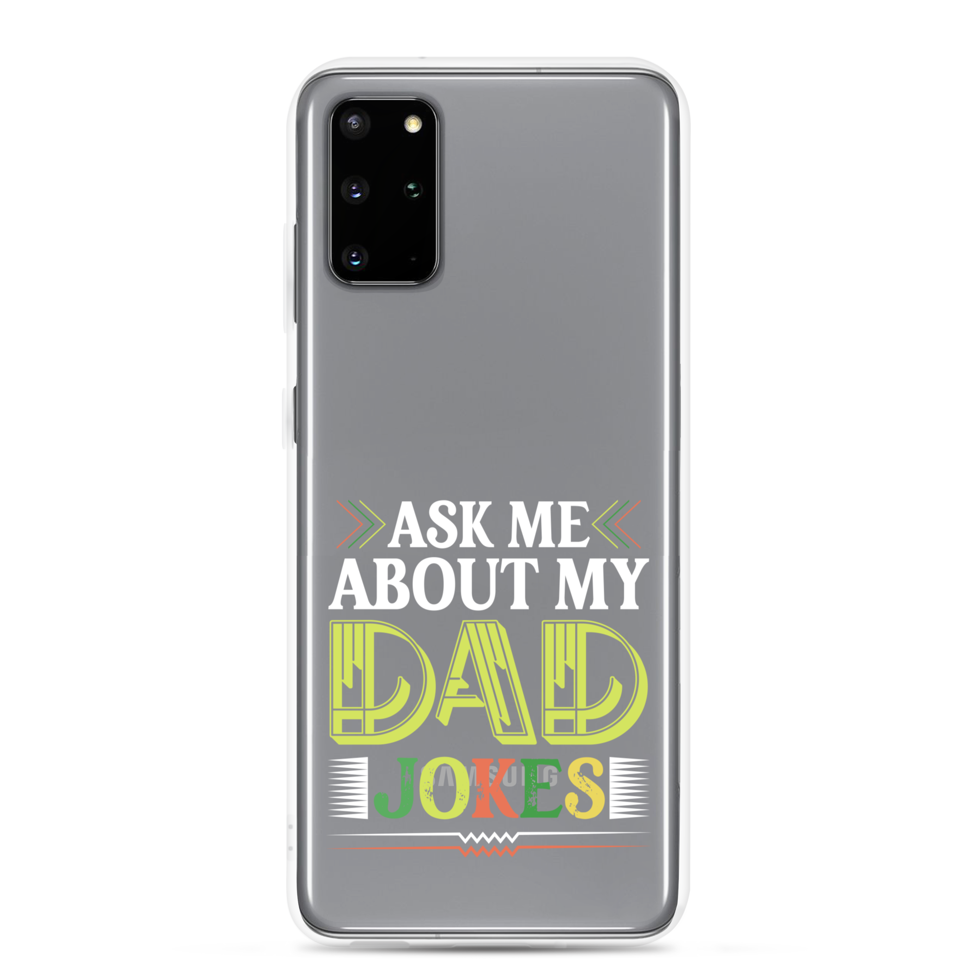 Ask Me About My Dad Jokes Clear Case for Samsung®