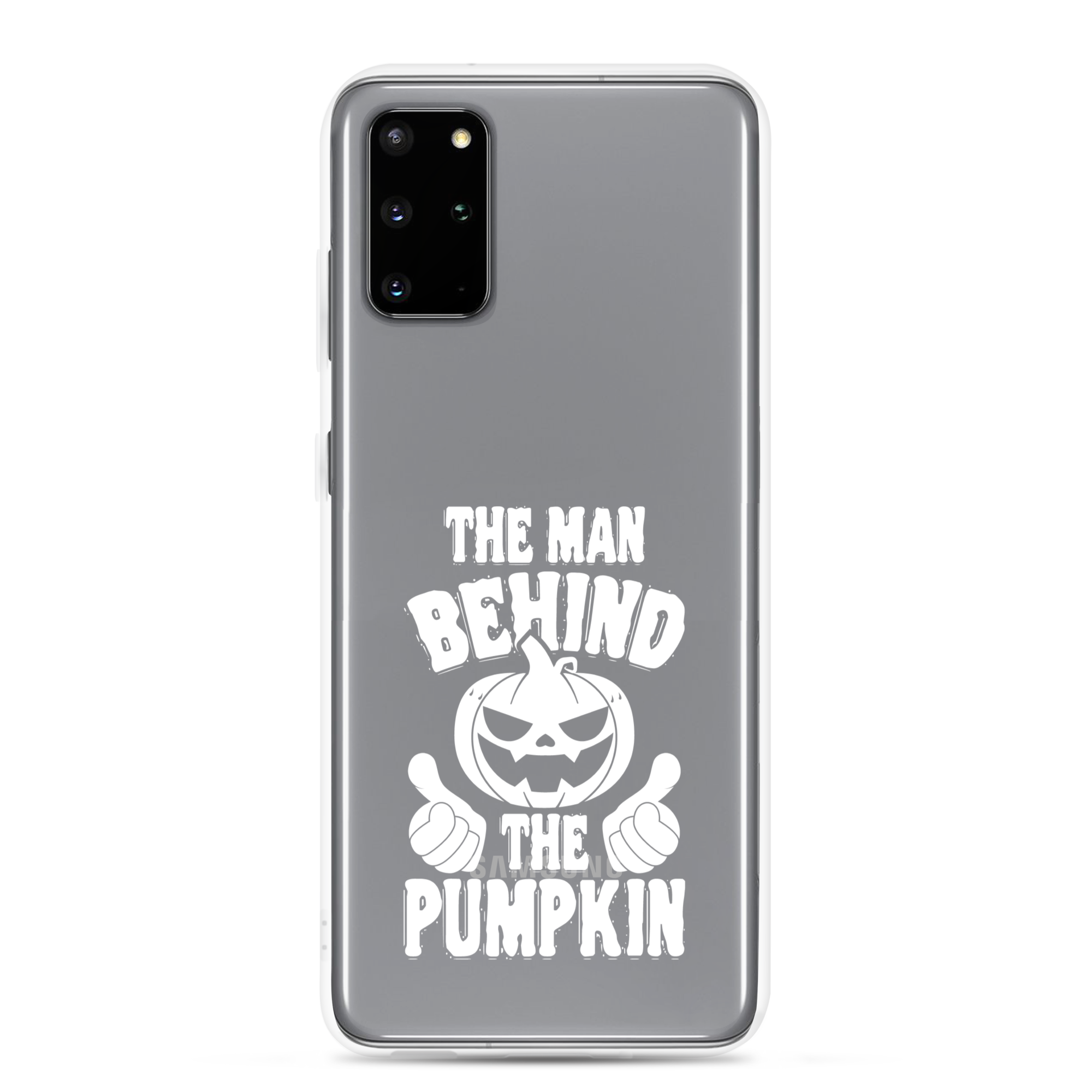 The Man Behind The Pumpkin Clear Case for Samsung®