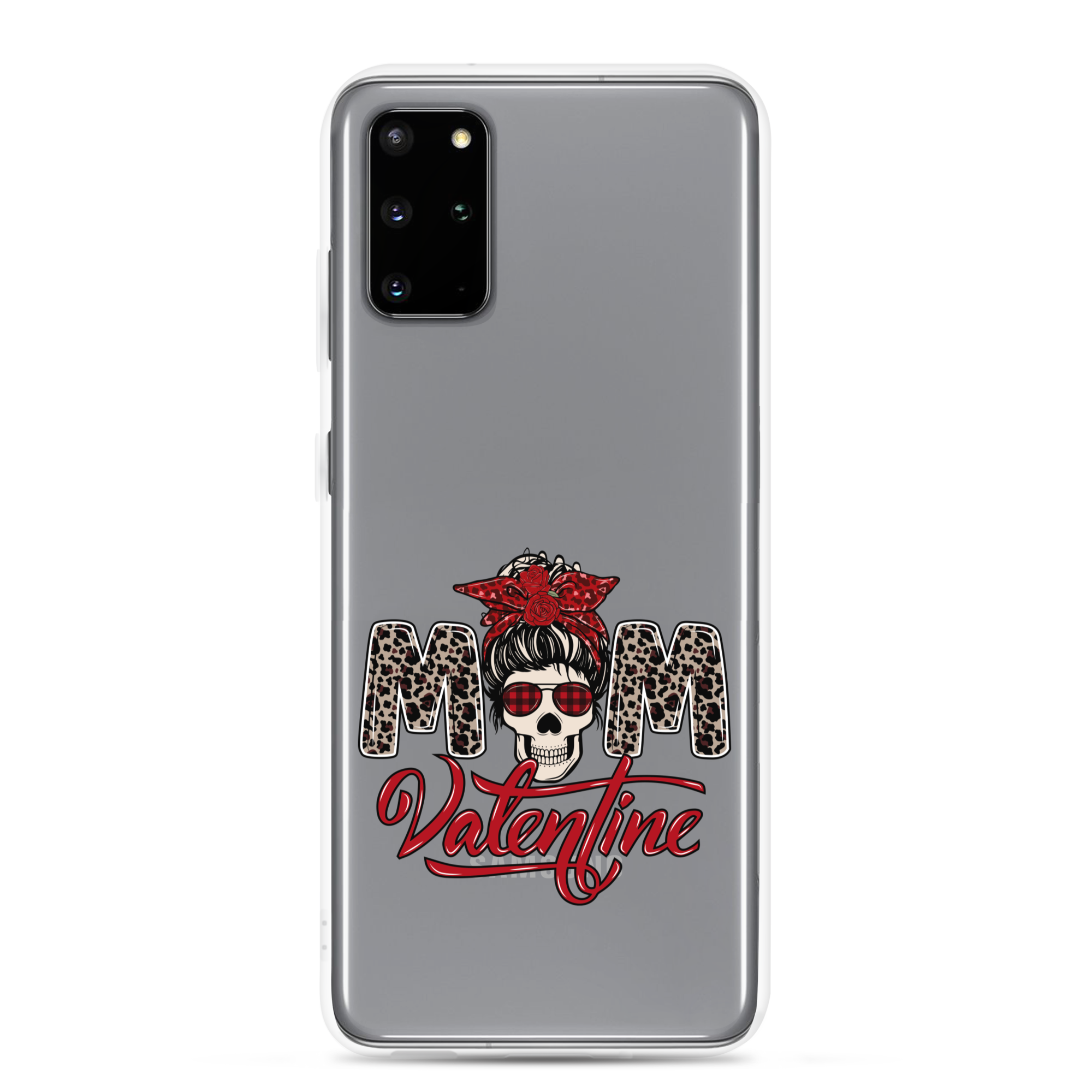 Skull Mom Valentine Clear Case for Samsung®