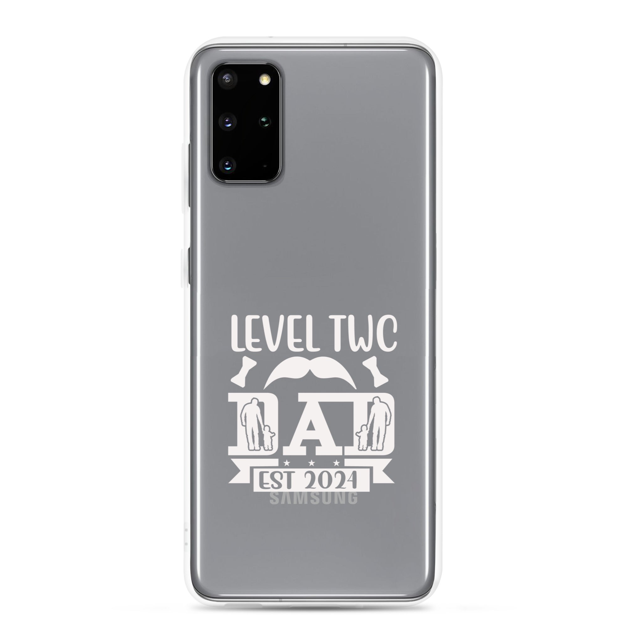 Level Two Dad Est. 2024 Clear Case for Samsung®