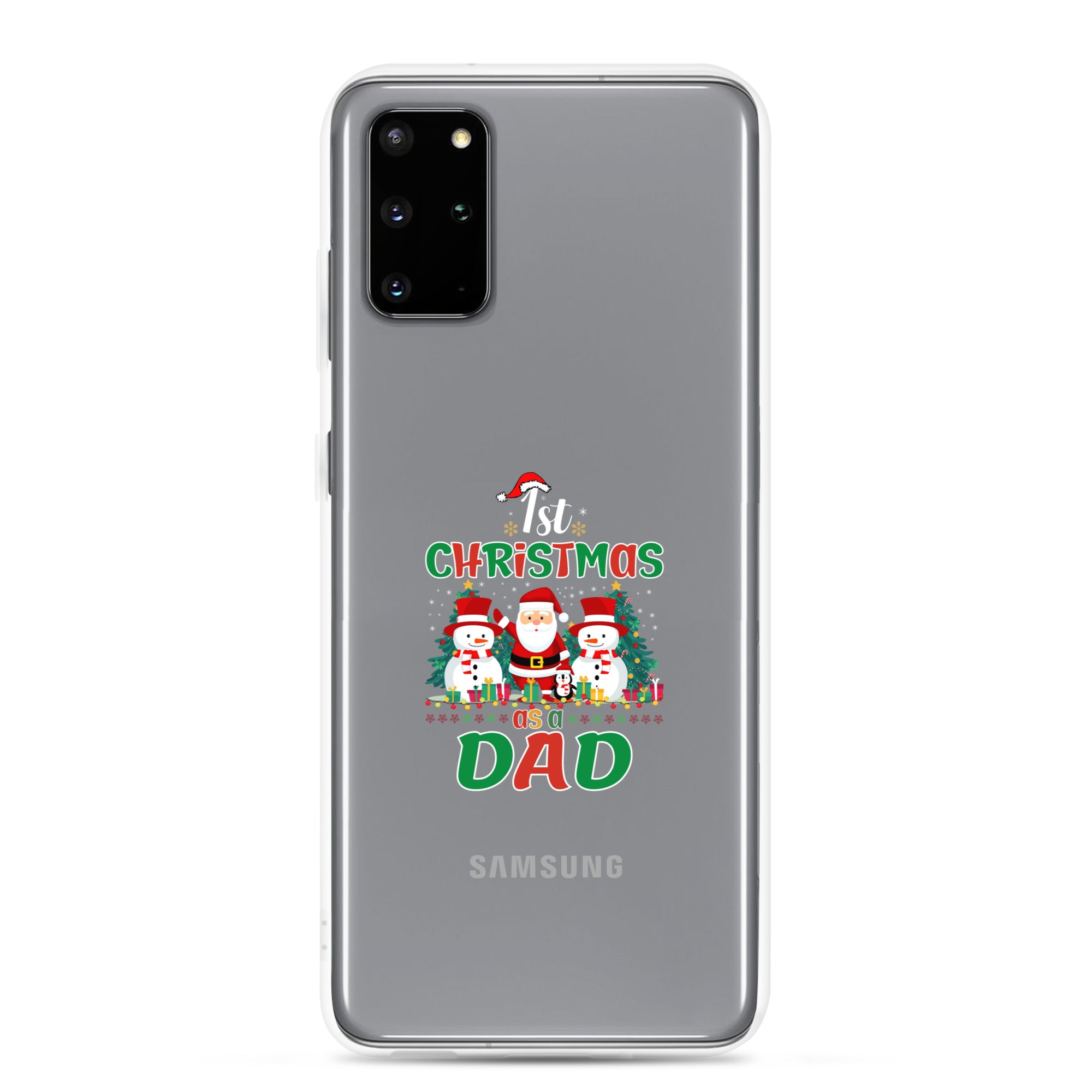 1st Christmas Dad Clear Case for Samsung®