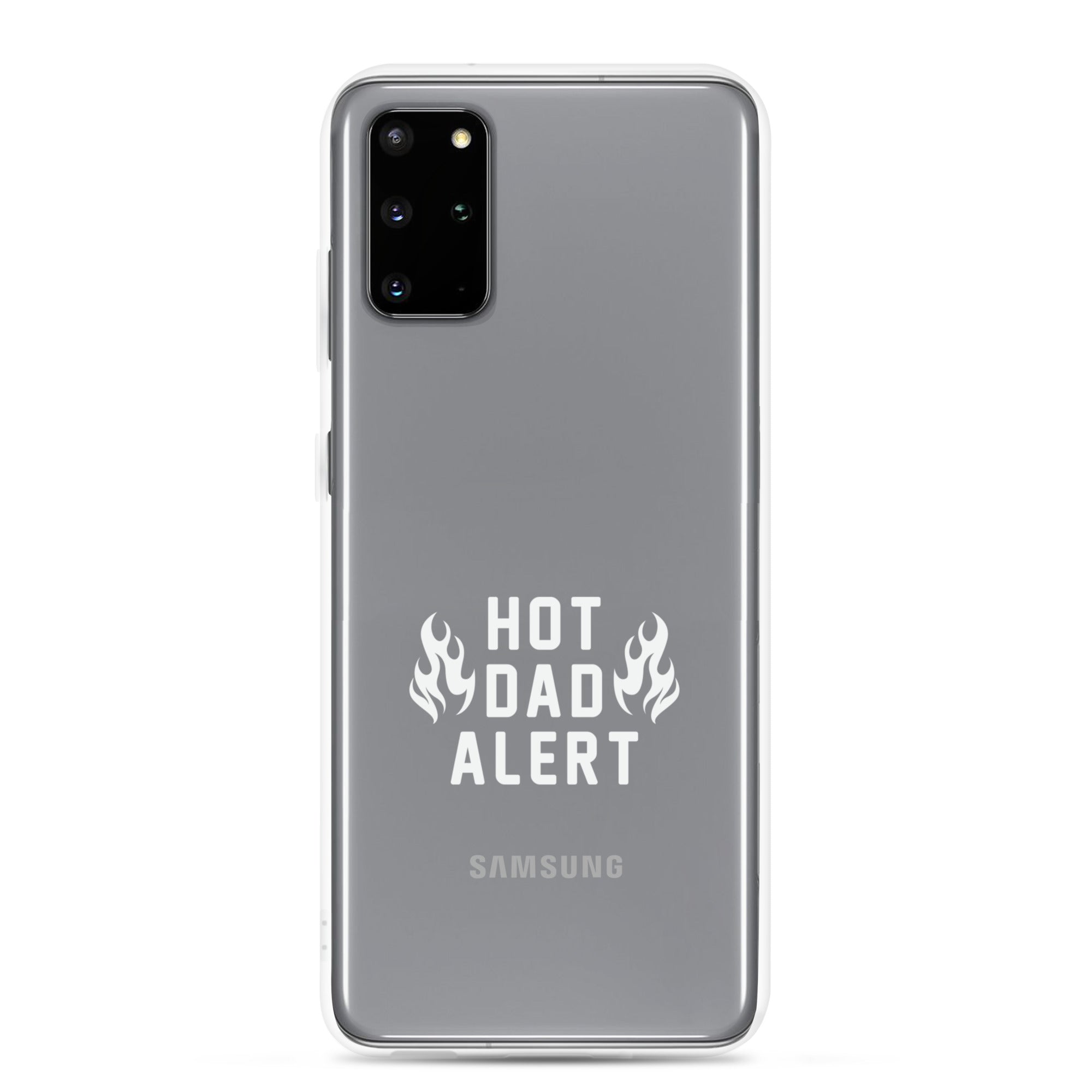 Hot Dad Alert Clear Case for Samsung®