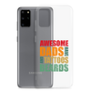 Awesome Dads Tattoos Beards Clear Case for Samsung®