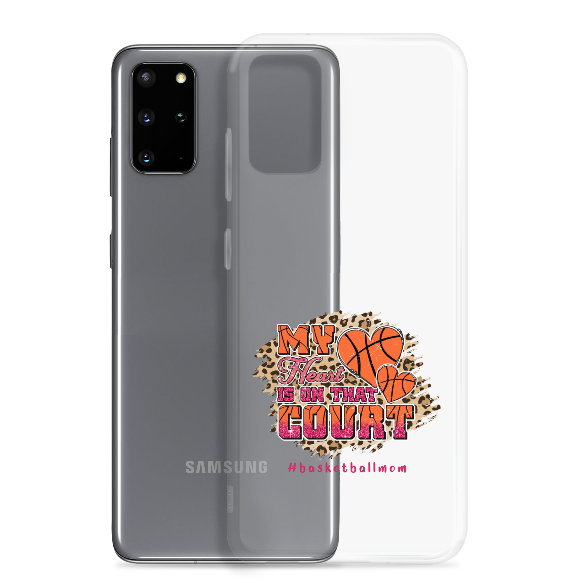 My Heart Is On That Court Clear Case for Samsung®