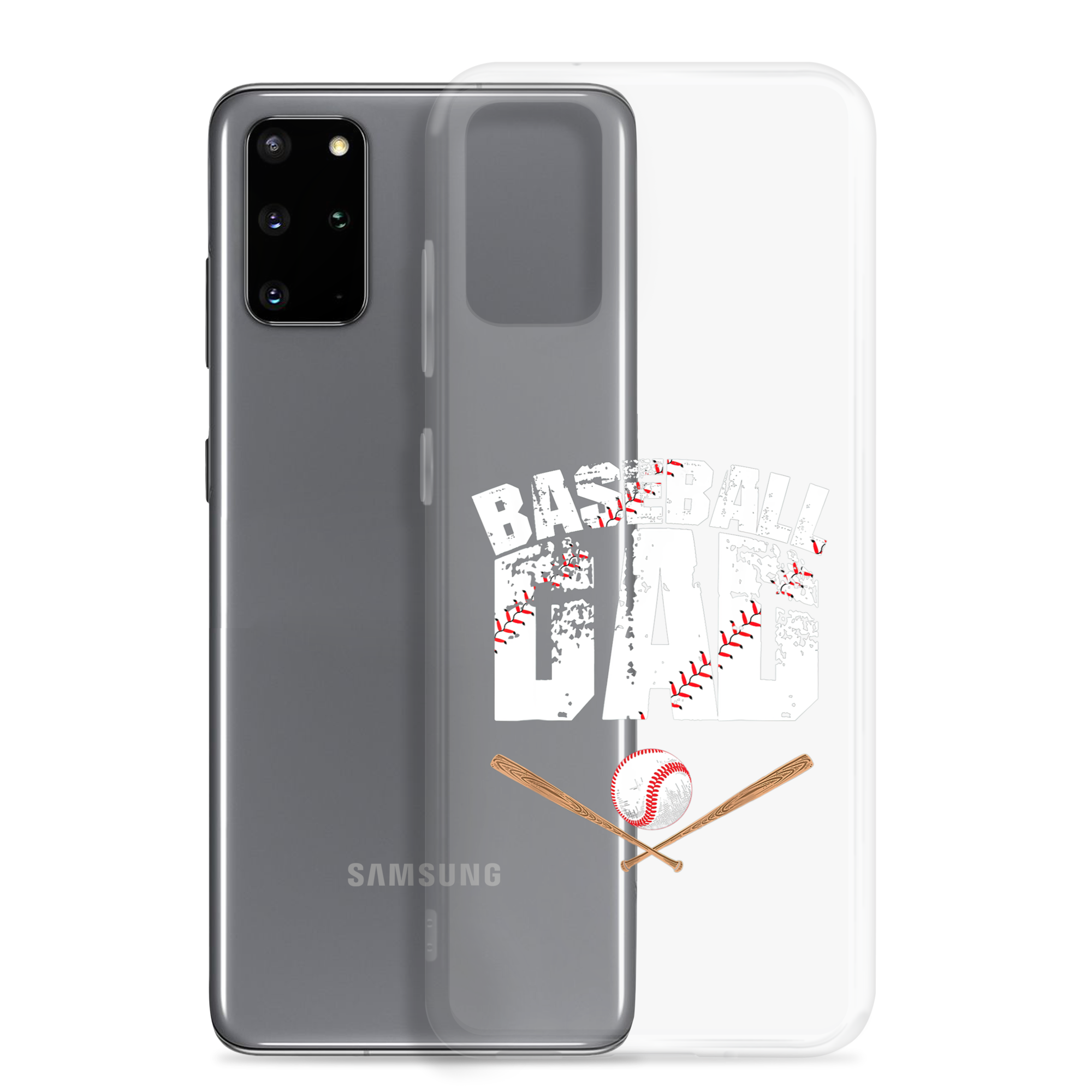 Baseball Dad Clear Case for Samsung®