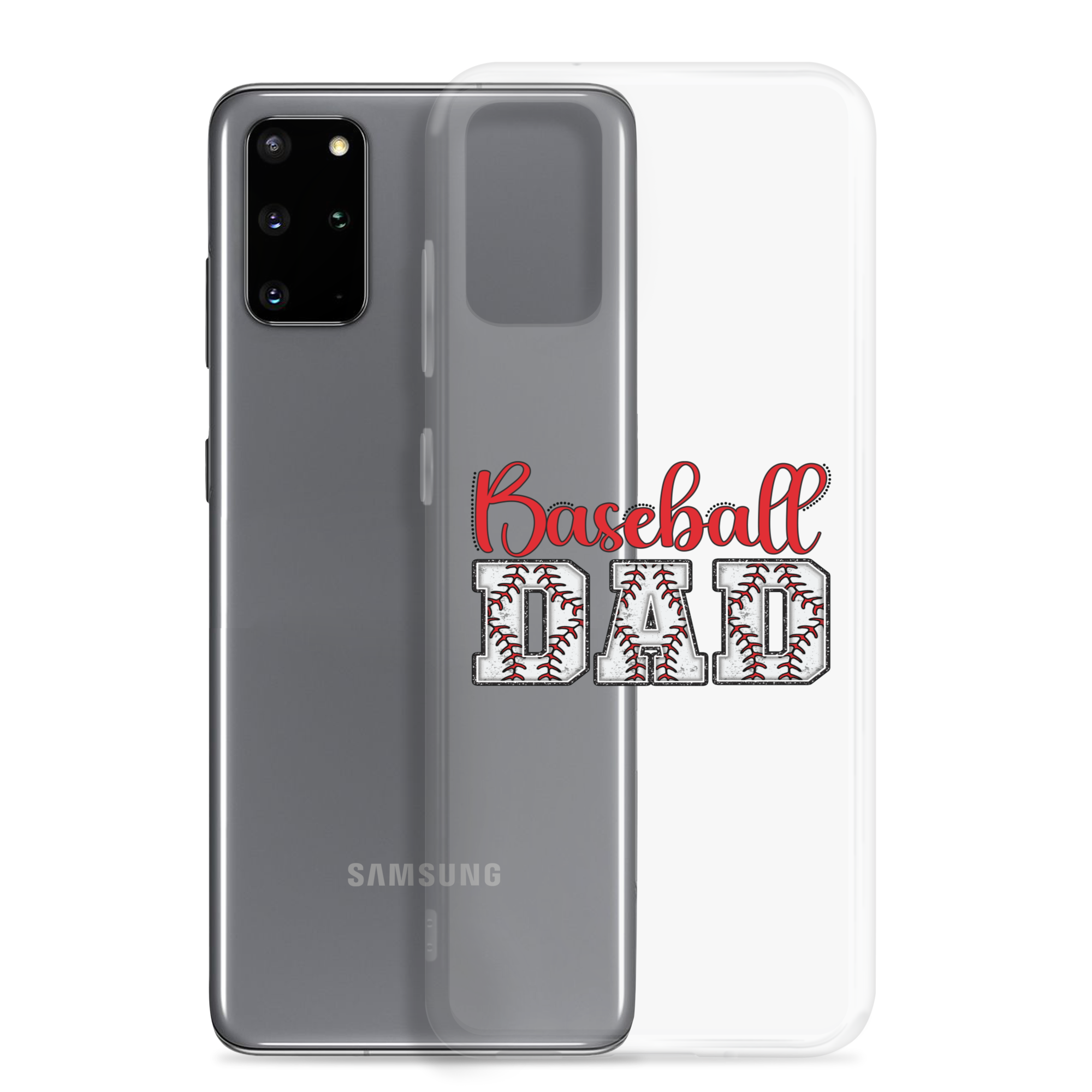 Baseball Dad Clear Case for Samsung®