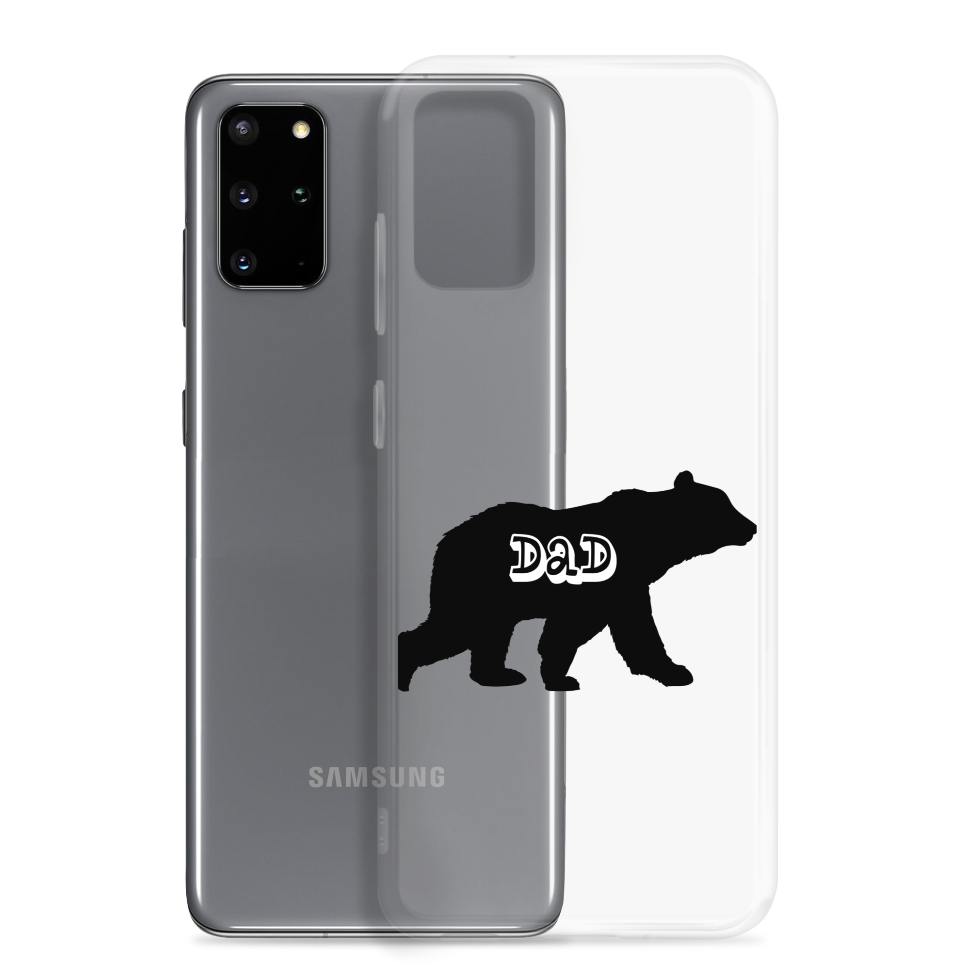 Bear Dad Clear Case for Samsung®