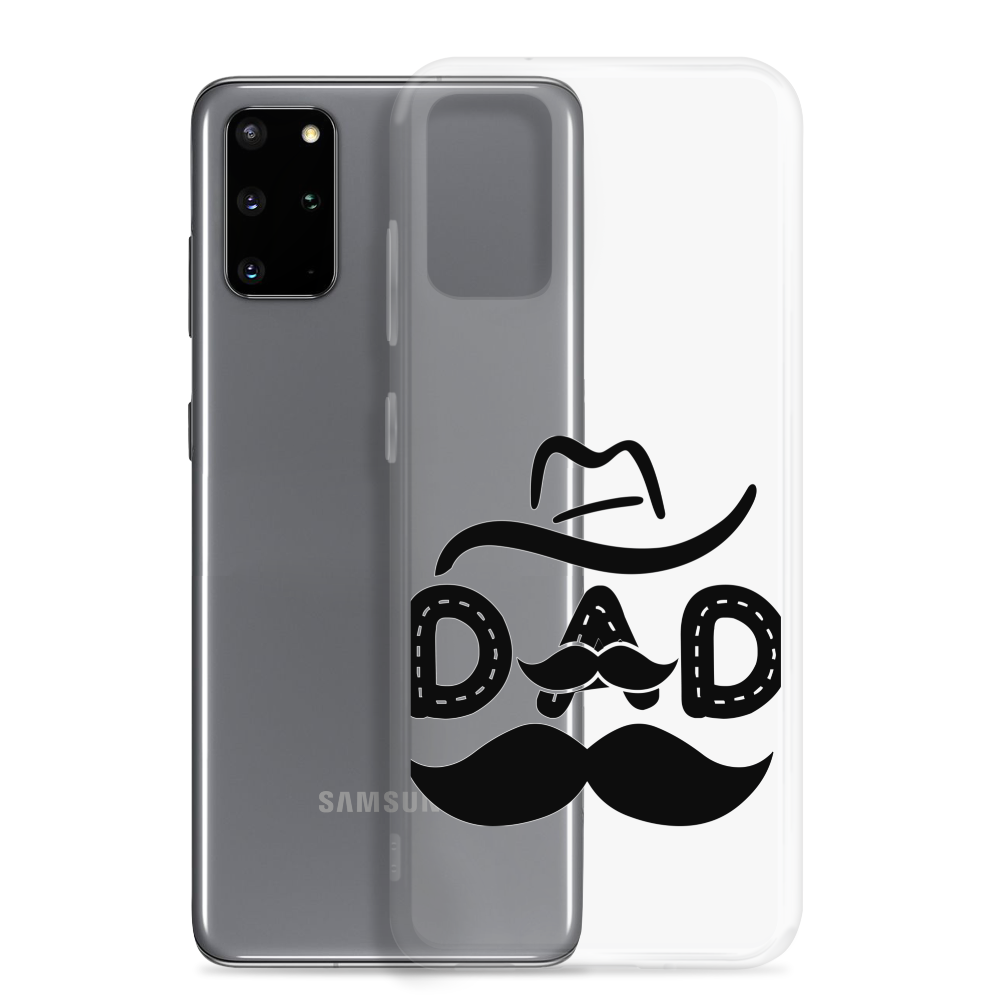 Dad Cowboy Clear Case for Samsung®