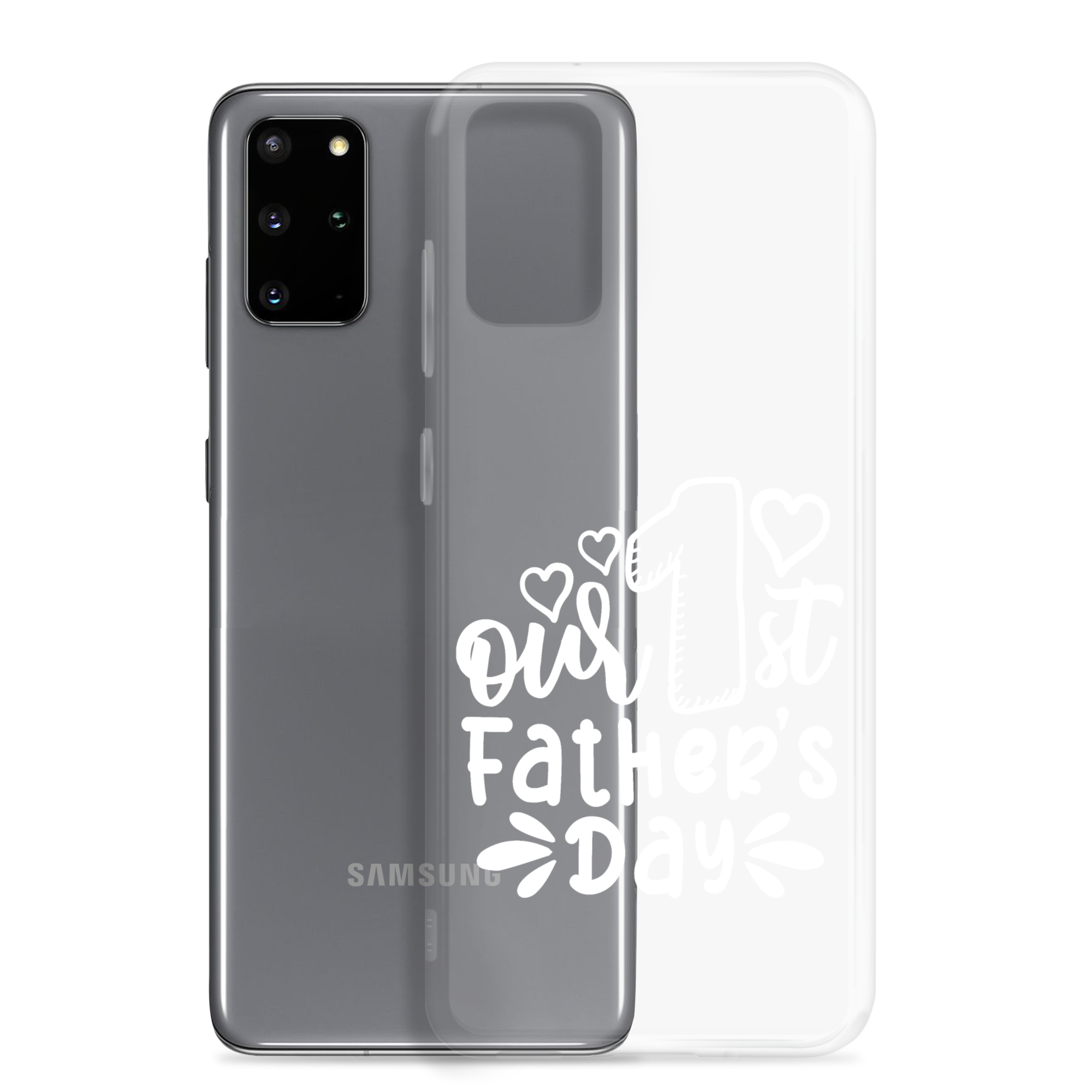 Our First Father's Day Clear Case for Samsung®