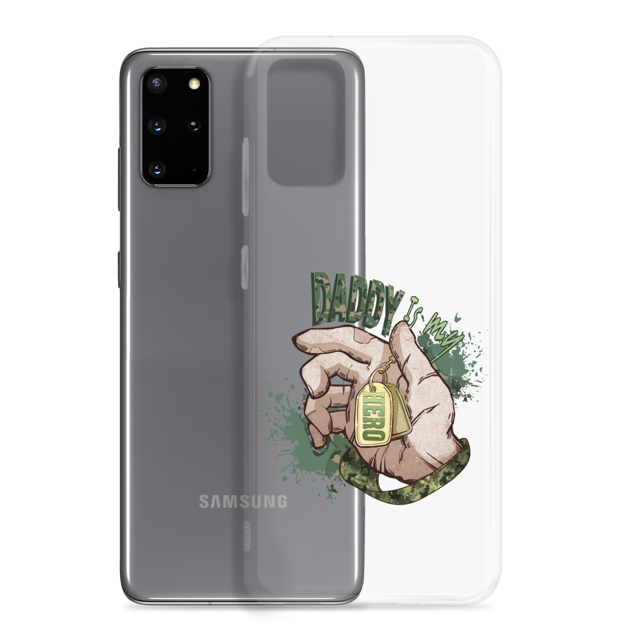 Daddy Is My Hero Clear Case for Samsung®