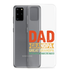 Dad Grandpa Great Grandpa I Just Keep Getting Better Clear Case for Samsung®