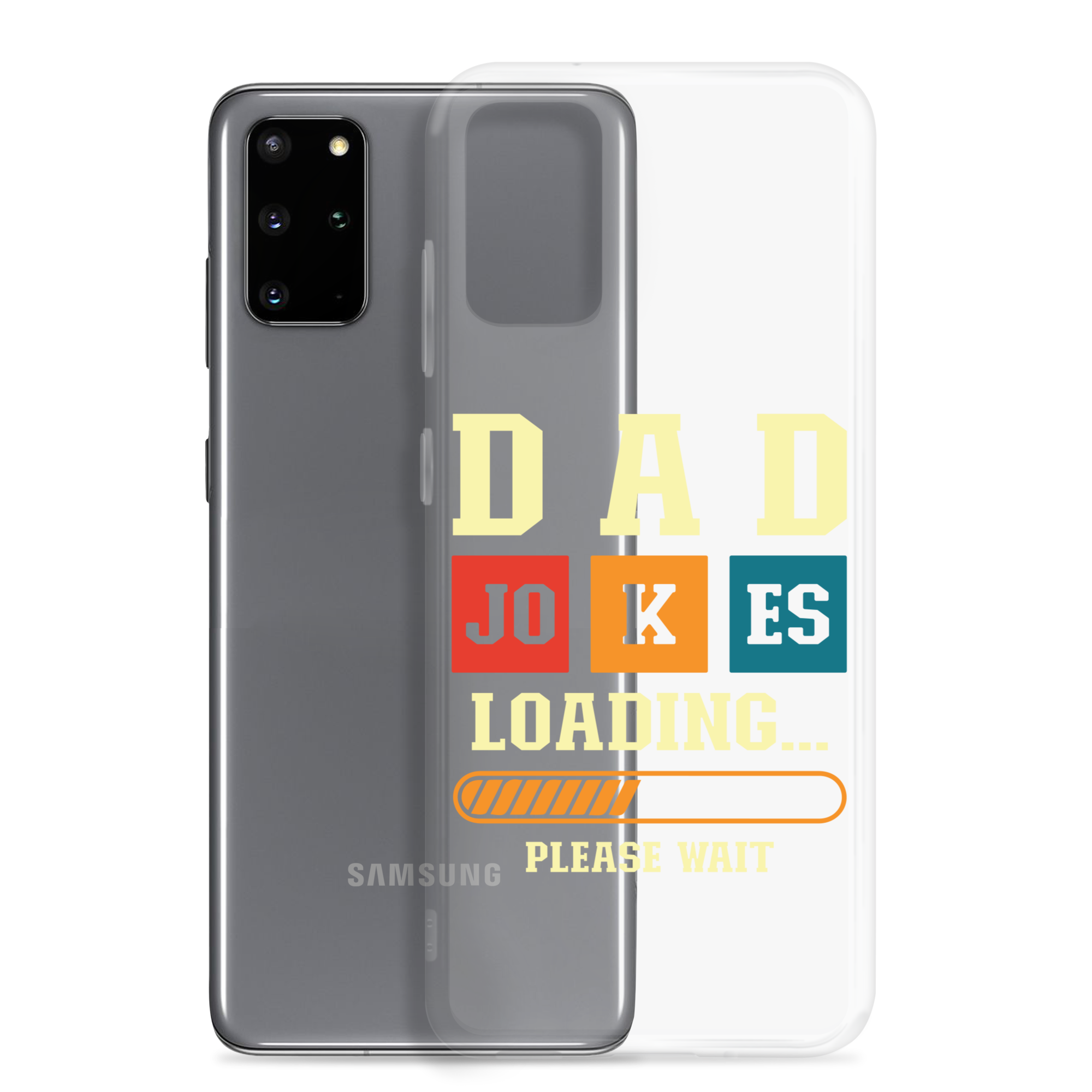 Dad Jokes Loading,,, Please Wait Clear Case for Samsung®