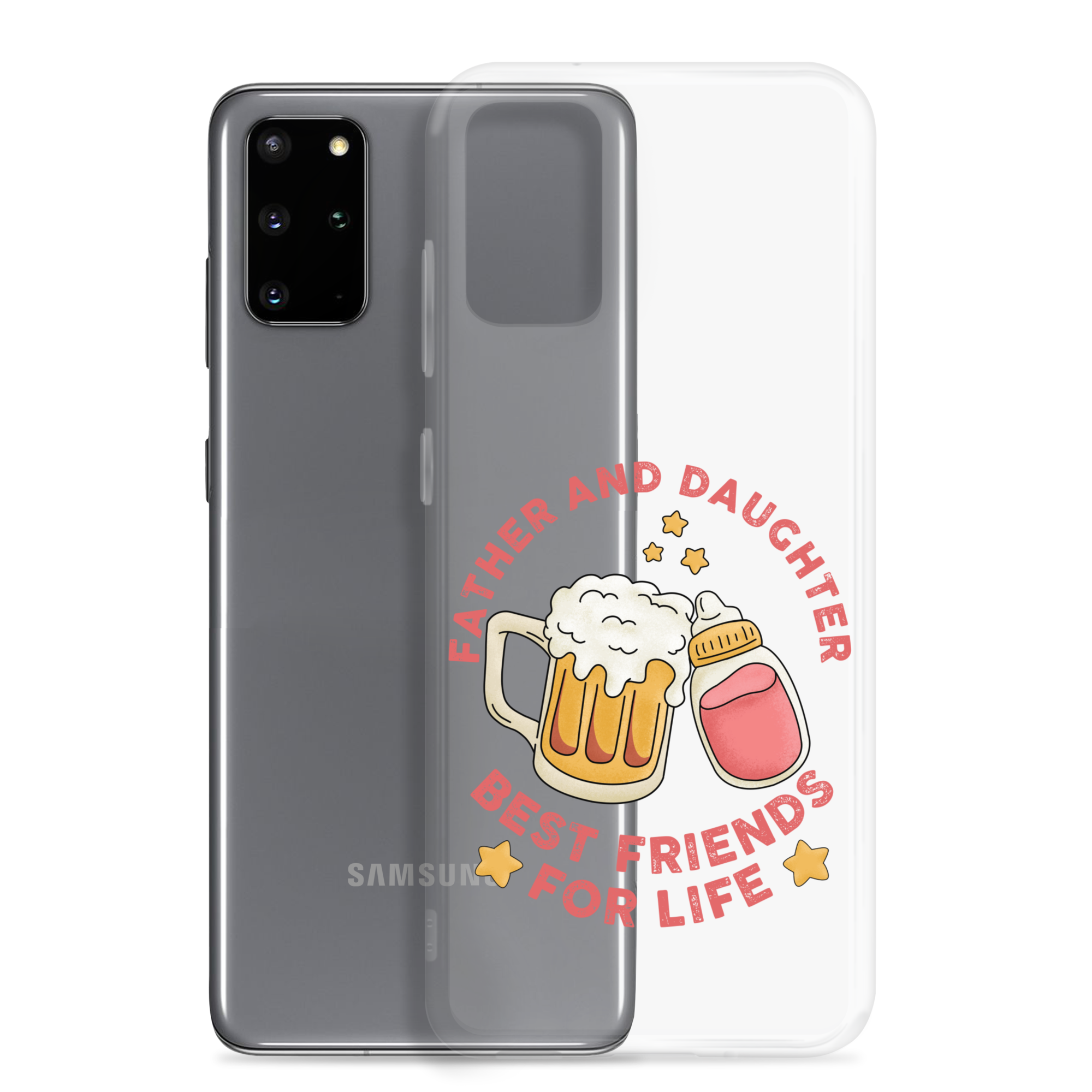 Father And Daughter Best Friends For Life Clear Case for Samsung®