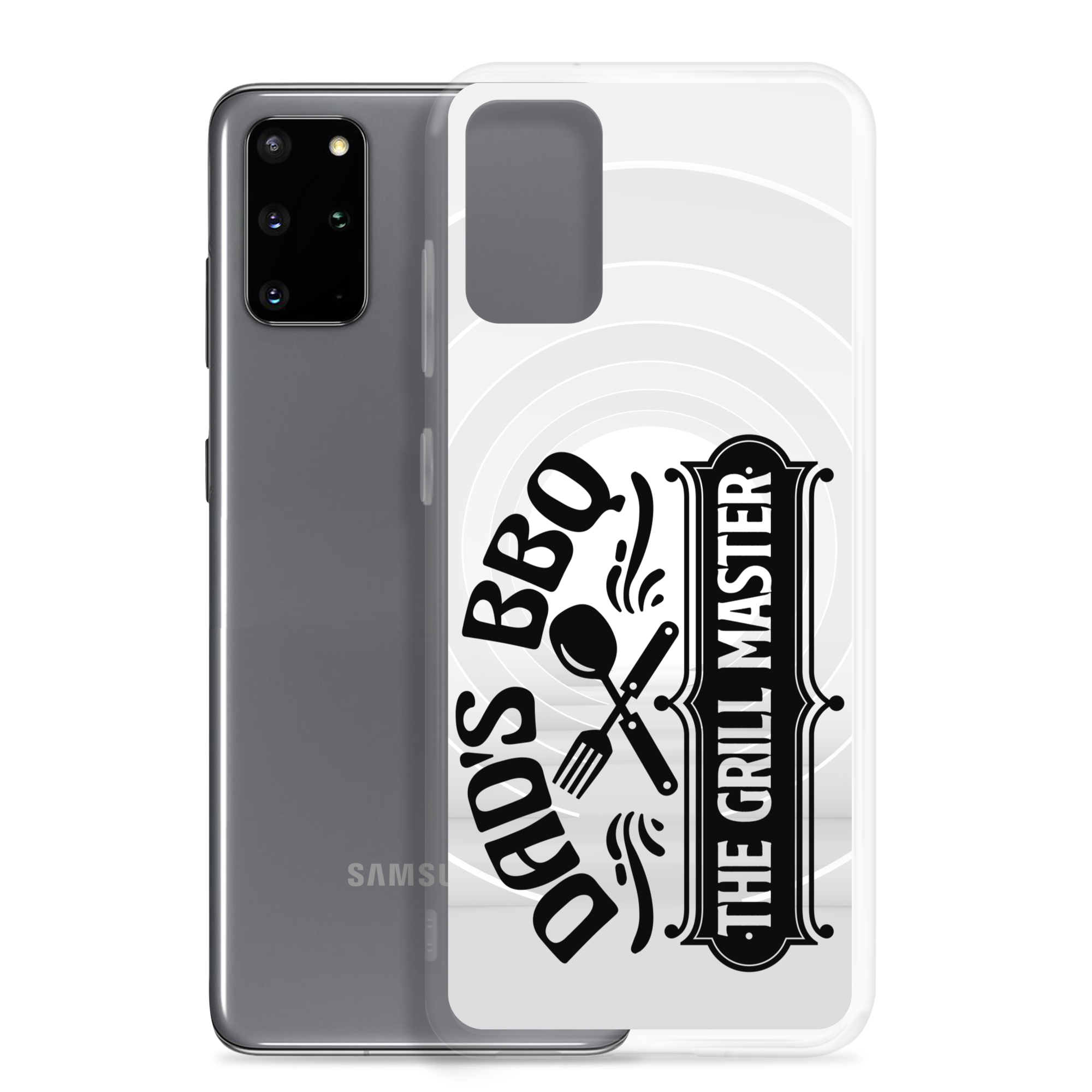 Dad's BBQ The Grill Master Clear Case for Samsung®