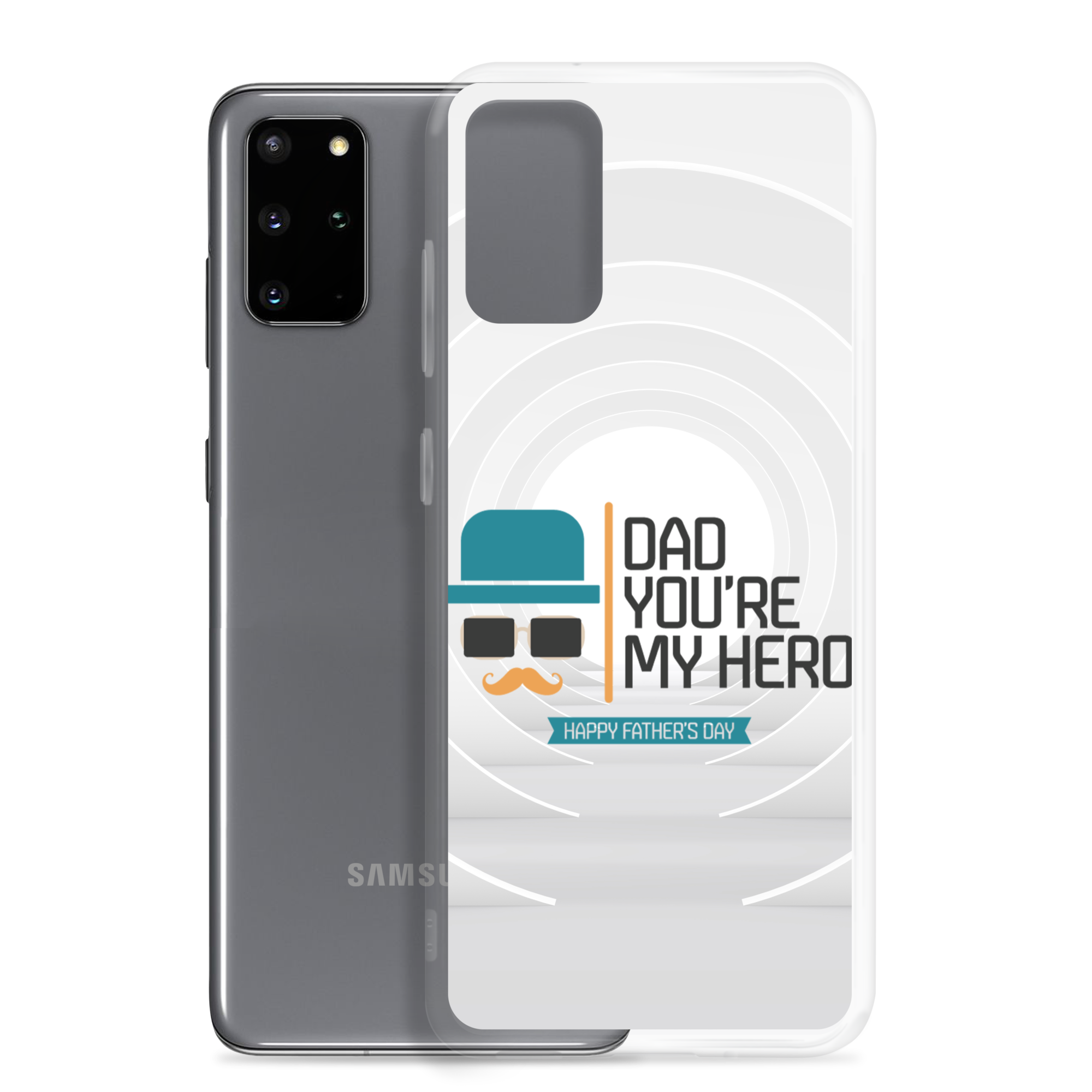 Dad You're My Hero Happy Father's Day Clear Case for Samsung®