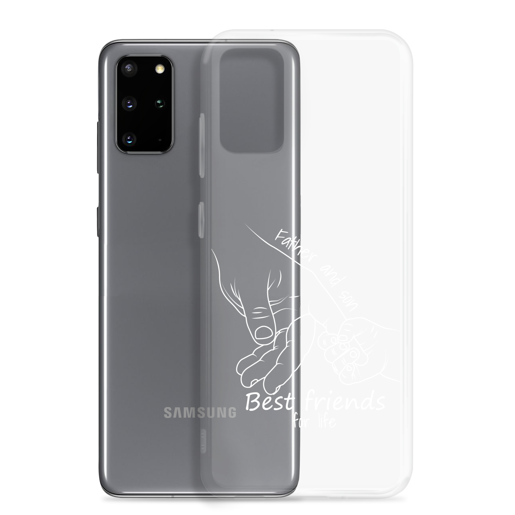 Father And Son Best Friends For Life Clear Case for Samsung®