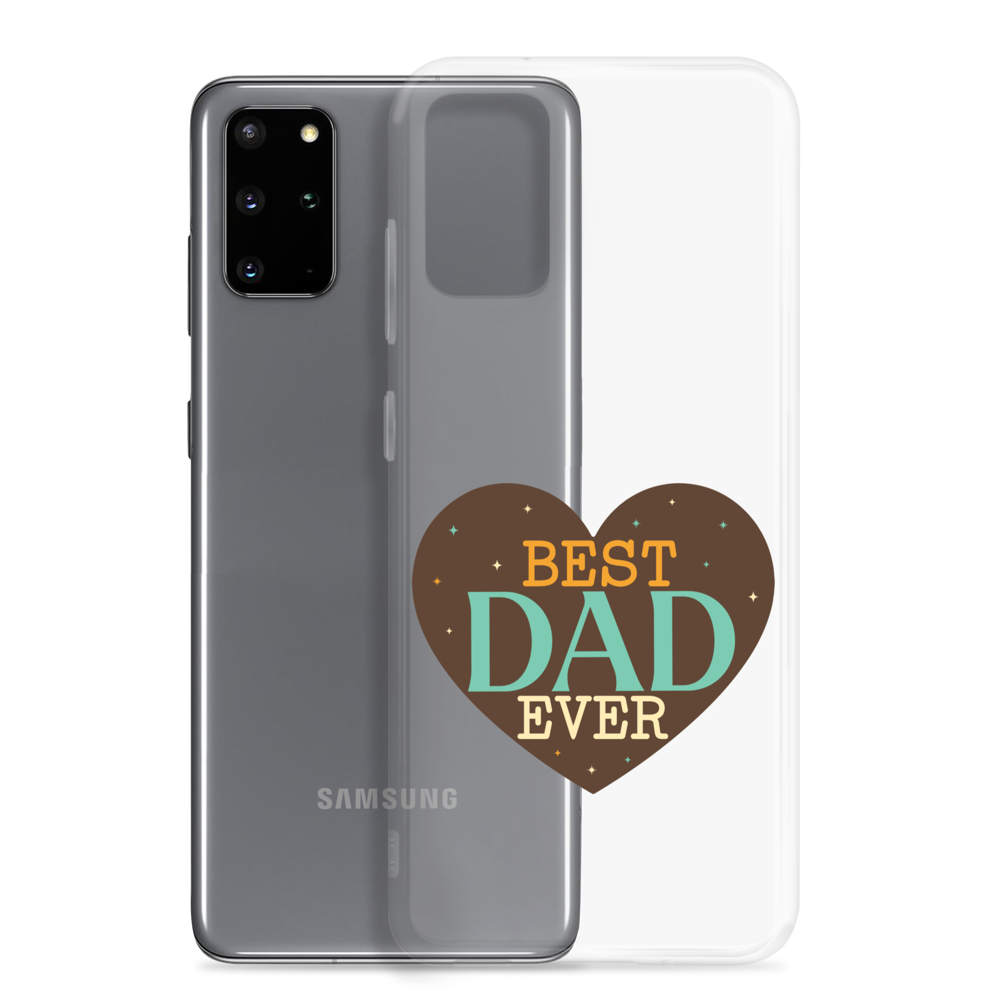 Best Dad Ever Clear Case for Samsung®