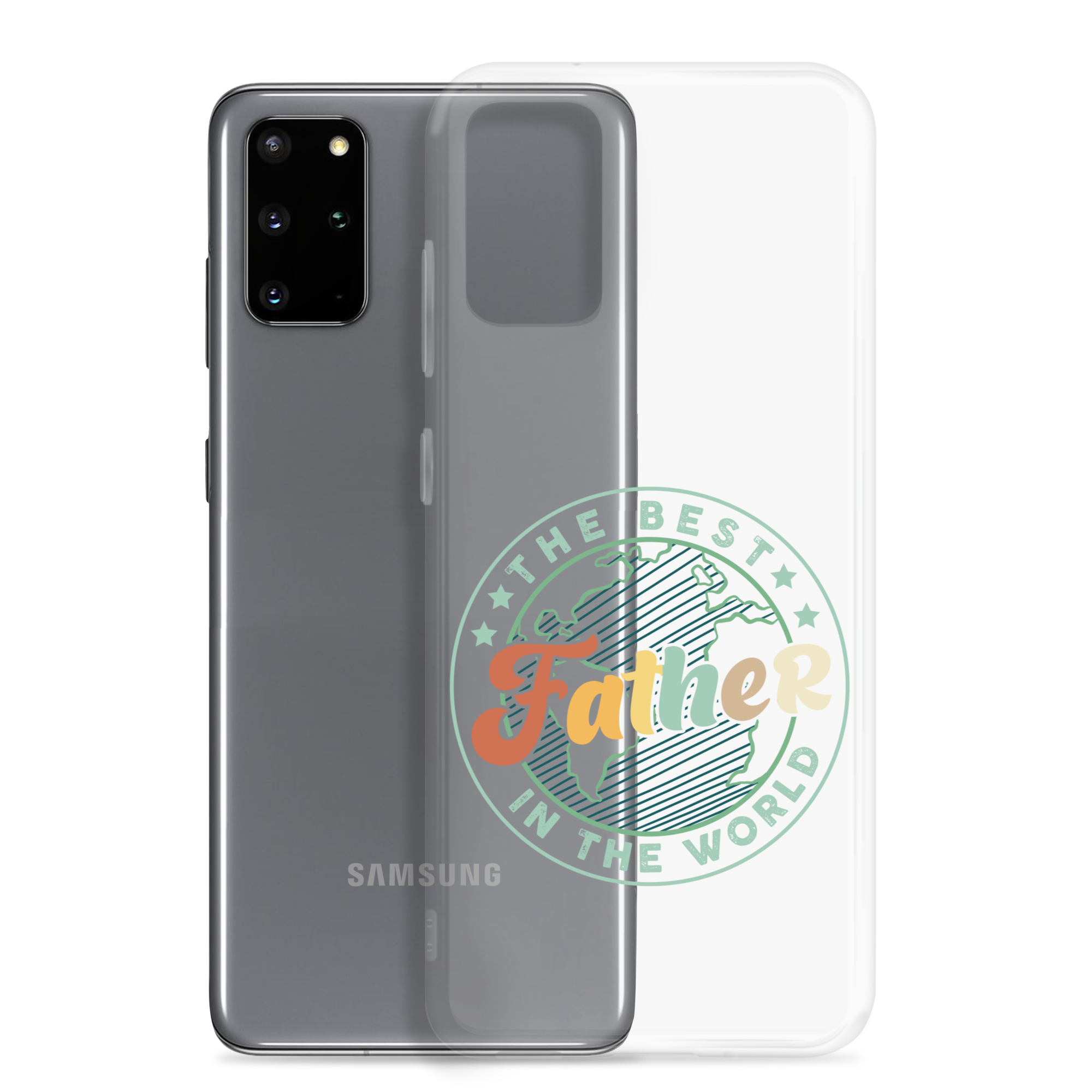 The Best Father In The World Clear Case for Samsung®