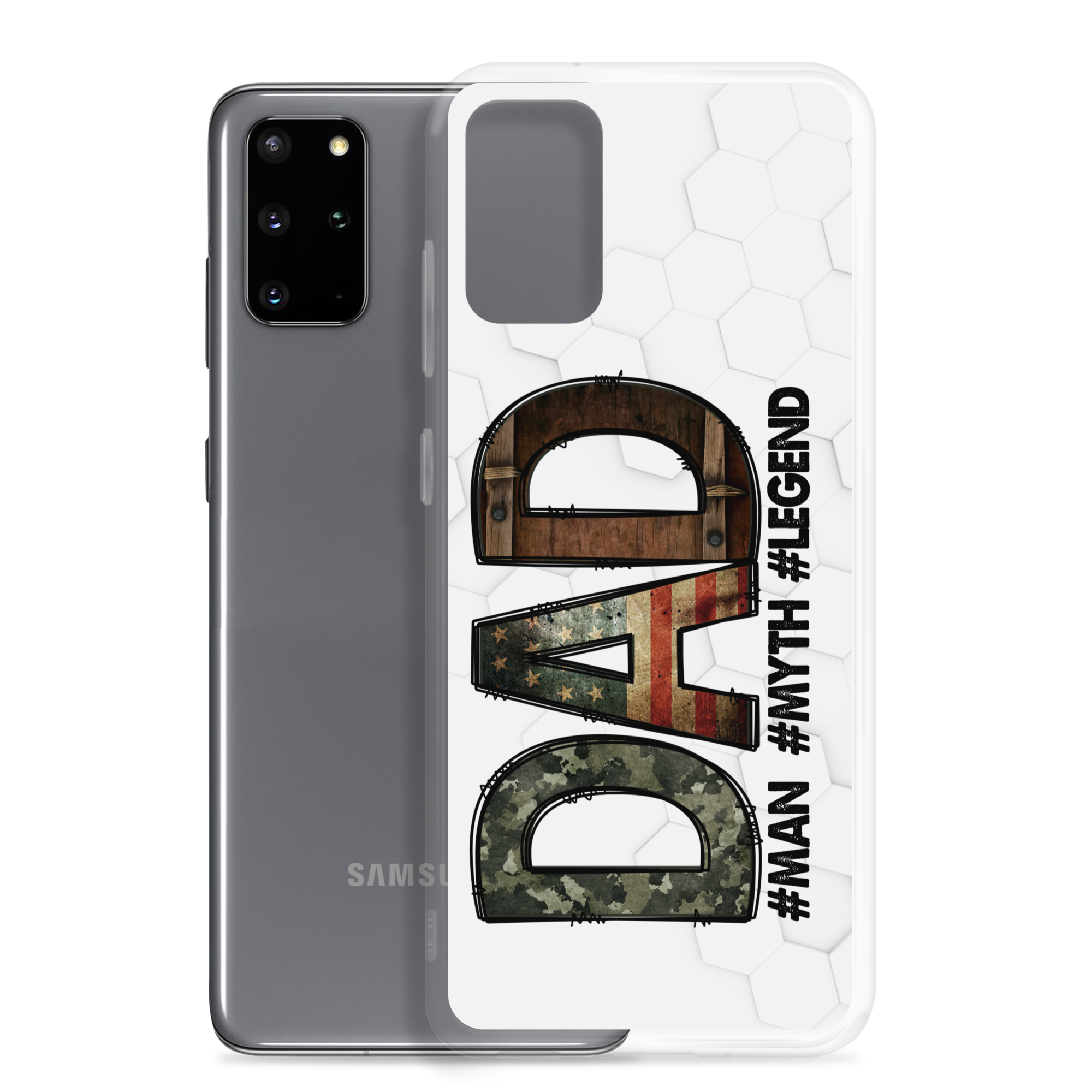 Dad #Man #Myth #Legend Clear Case for Samsung®