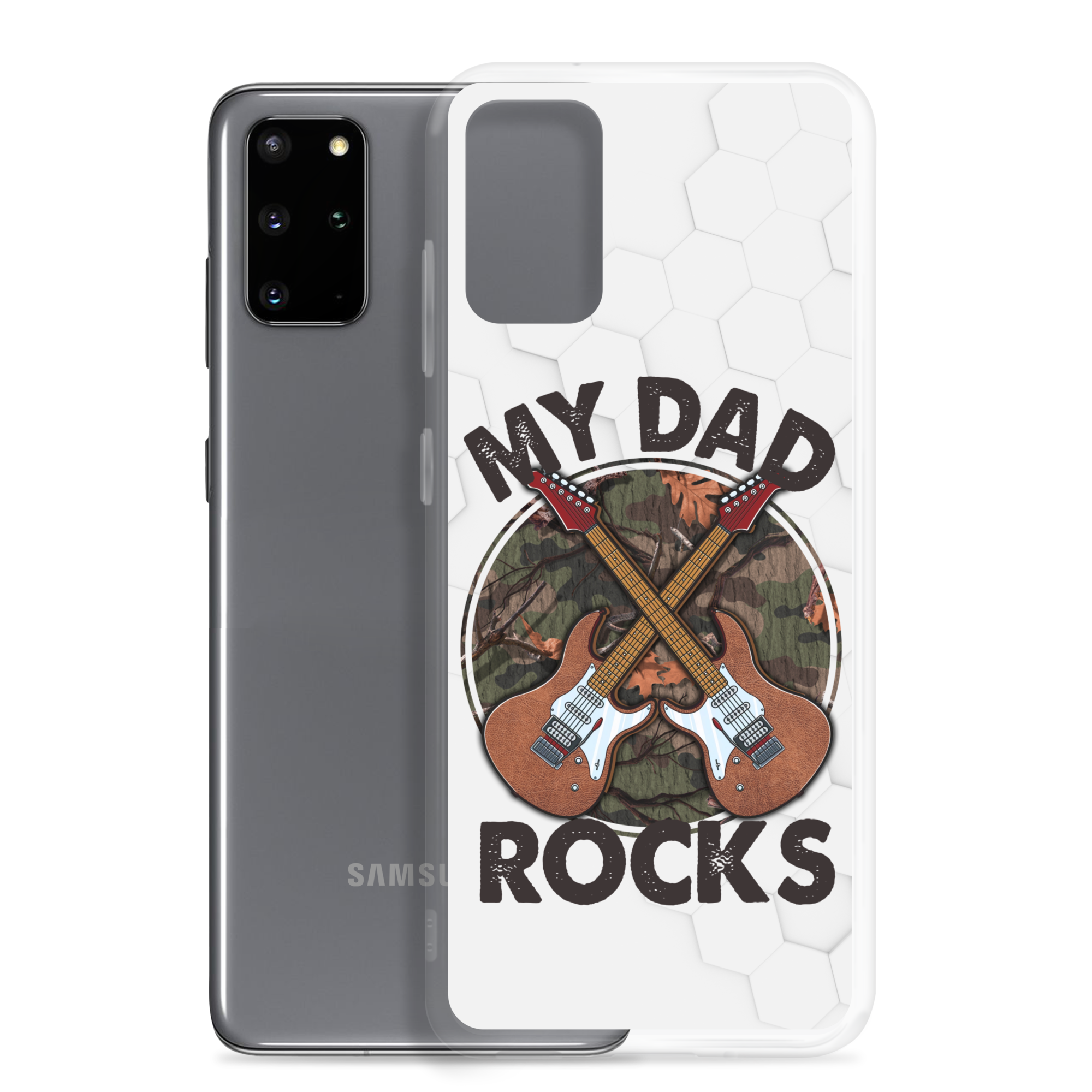 My Dad Rocks Clear Case for Samsung®