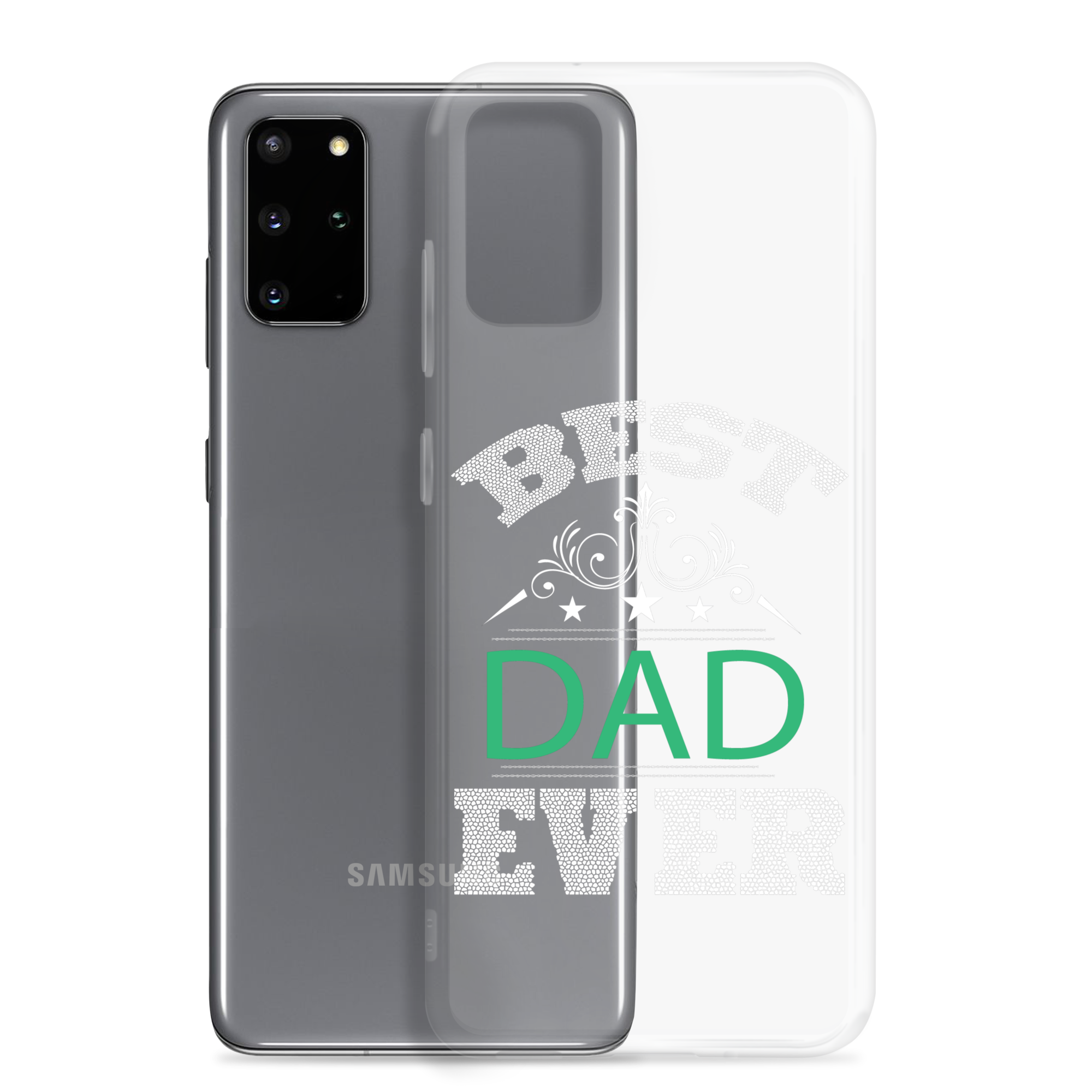 Best Dad Ever Clear Case for Samsung®