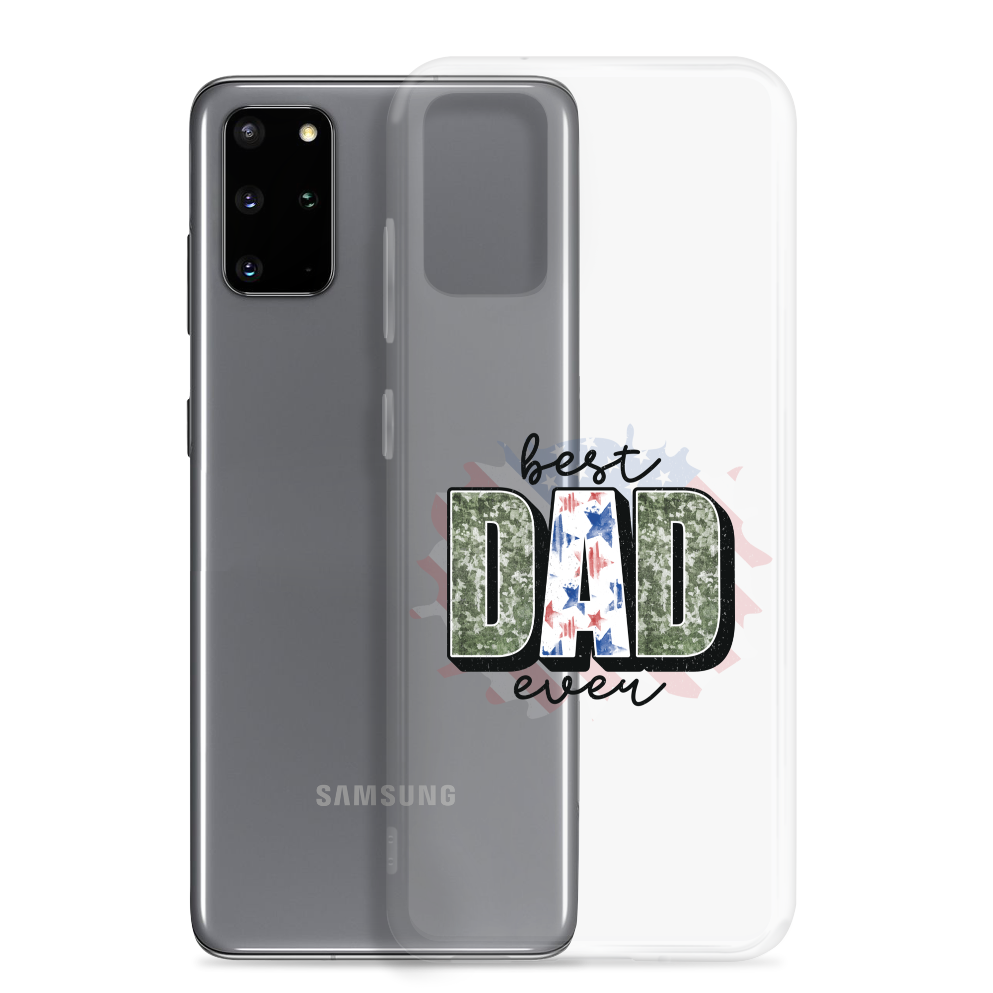 Best Dad Ever Clear Case for Samsung®