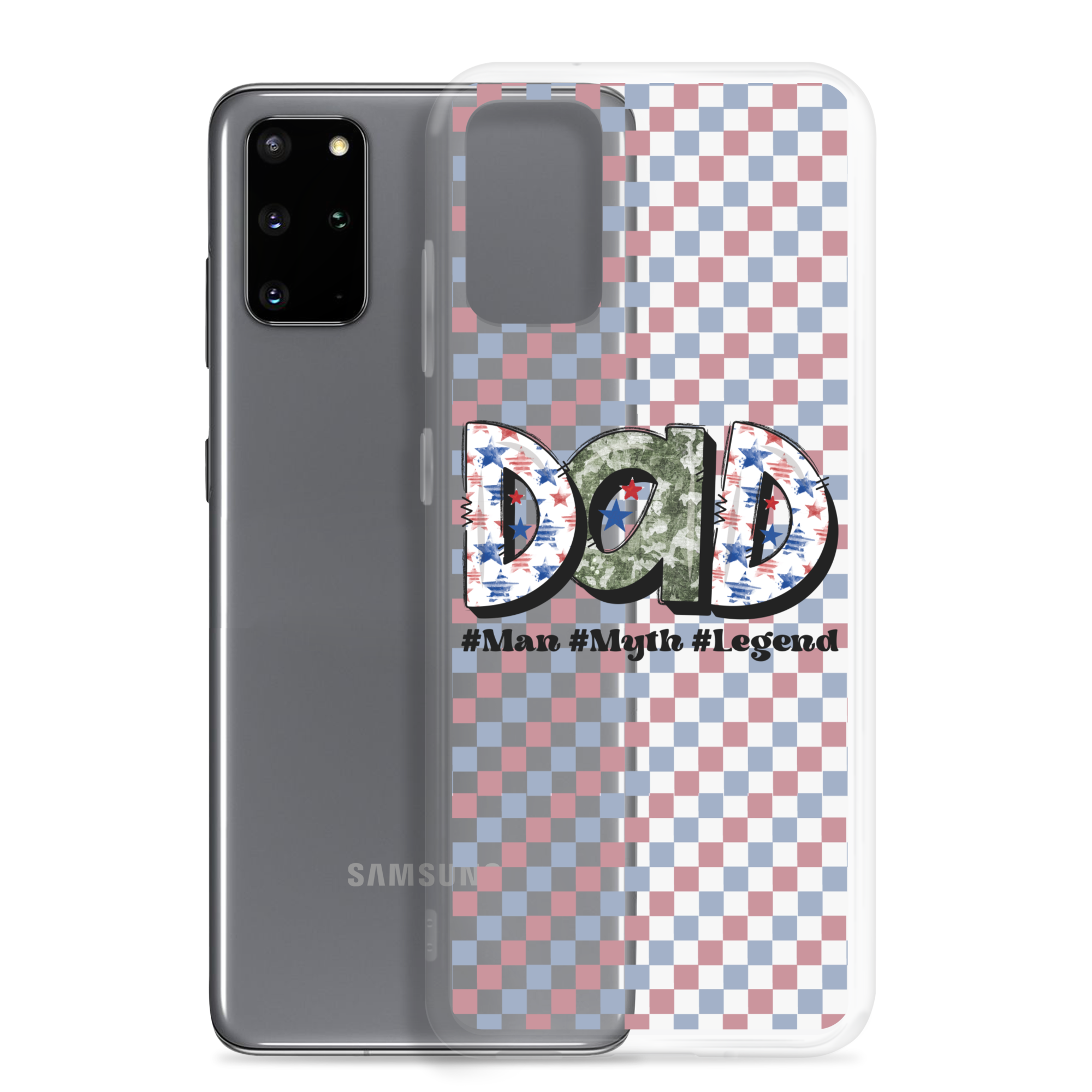 Dad #Man #Myth #Legend Clear Case for Samsung®