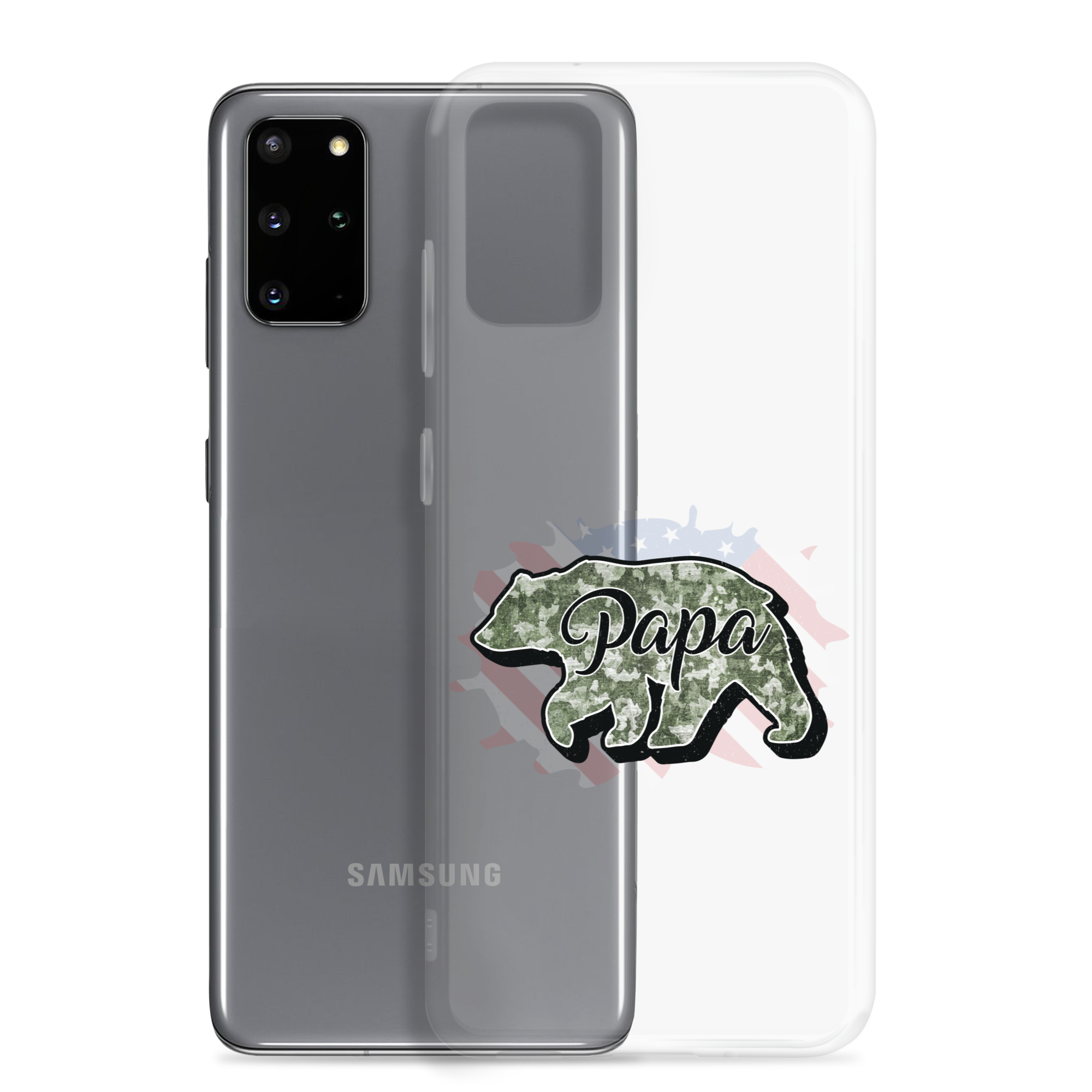 Bear Papa Clear Case for Samsung®