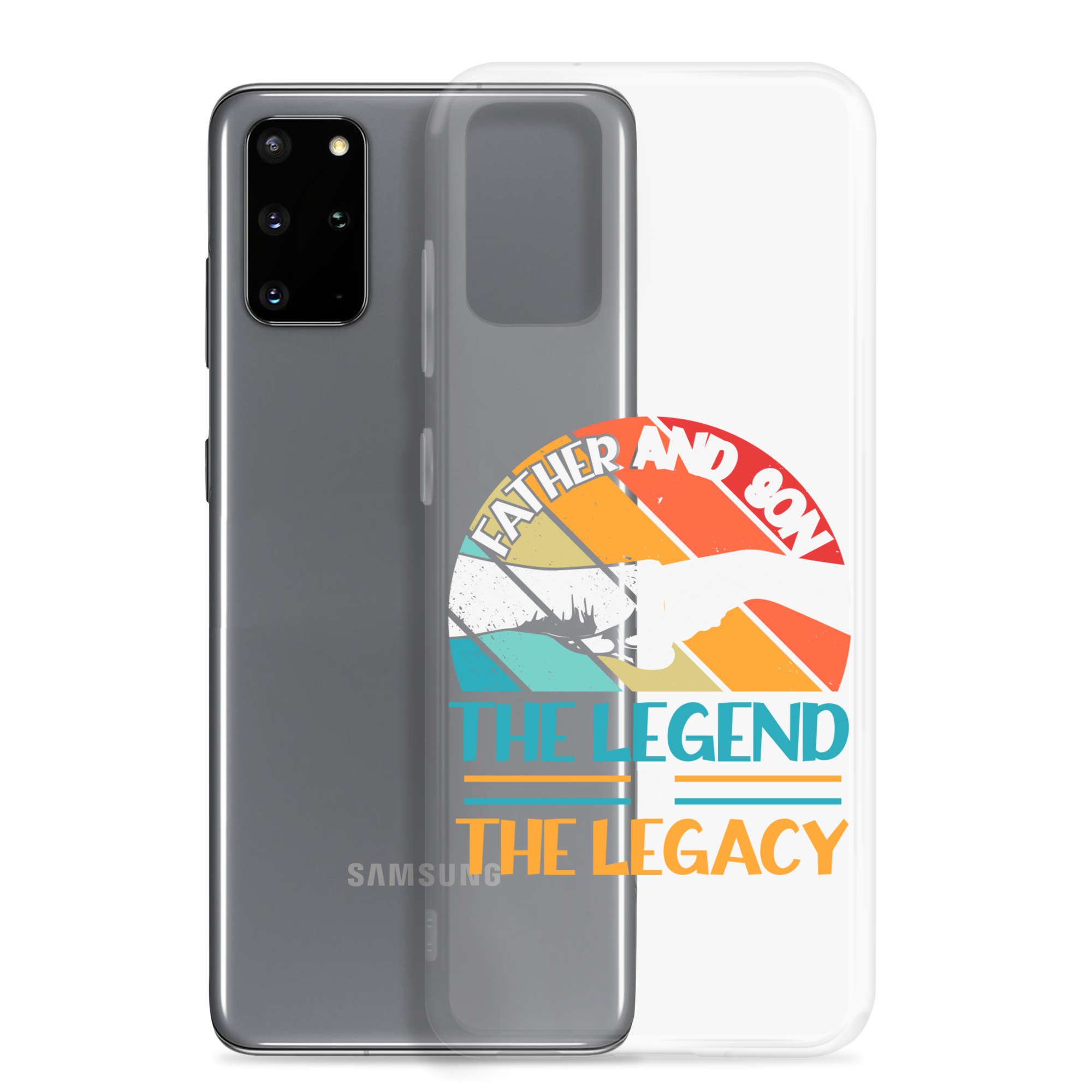 Father And Son The Legend And The Legacy Clear Case for Samsung®