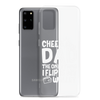 Cheer Dad Th Only Thing I Flip Is My Wallet Clear Case for Samsung®