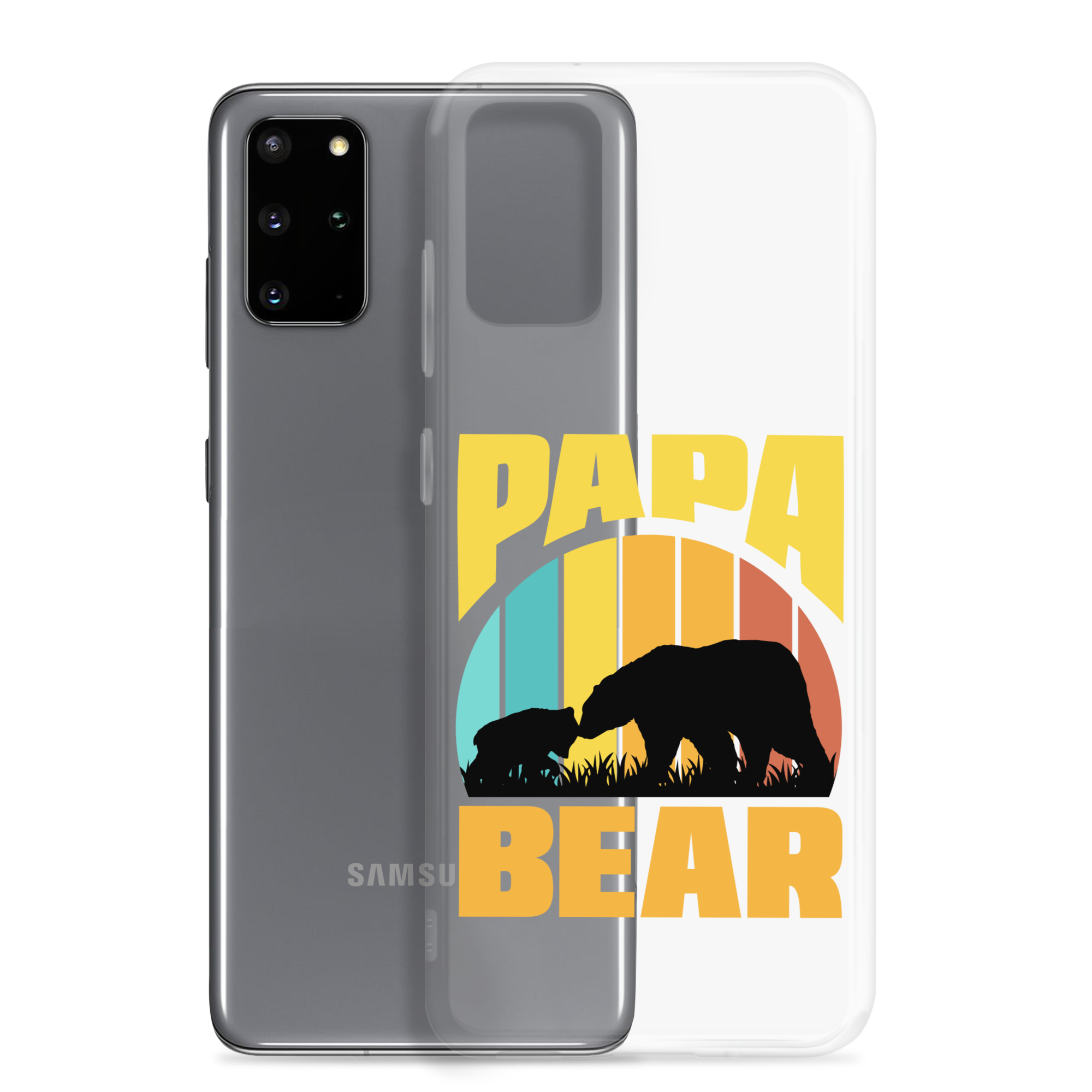 Papa Bear Clear Case for Samsung®