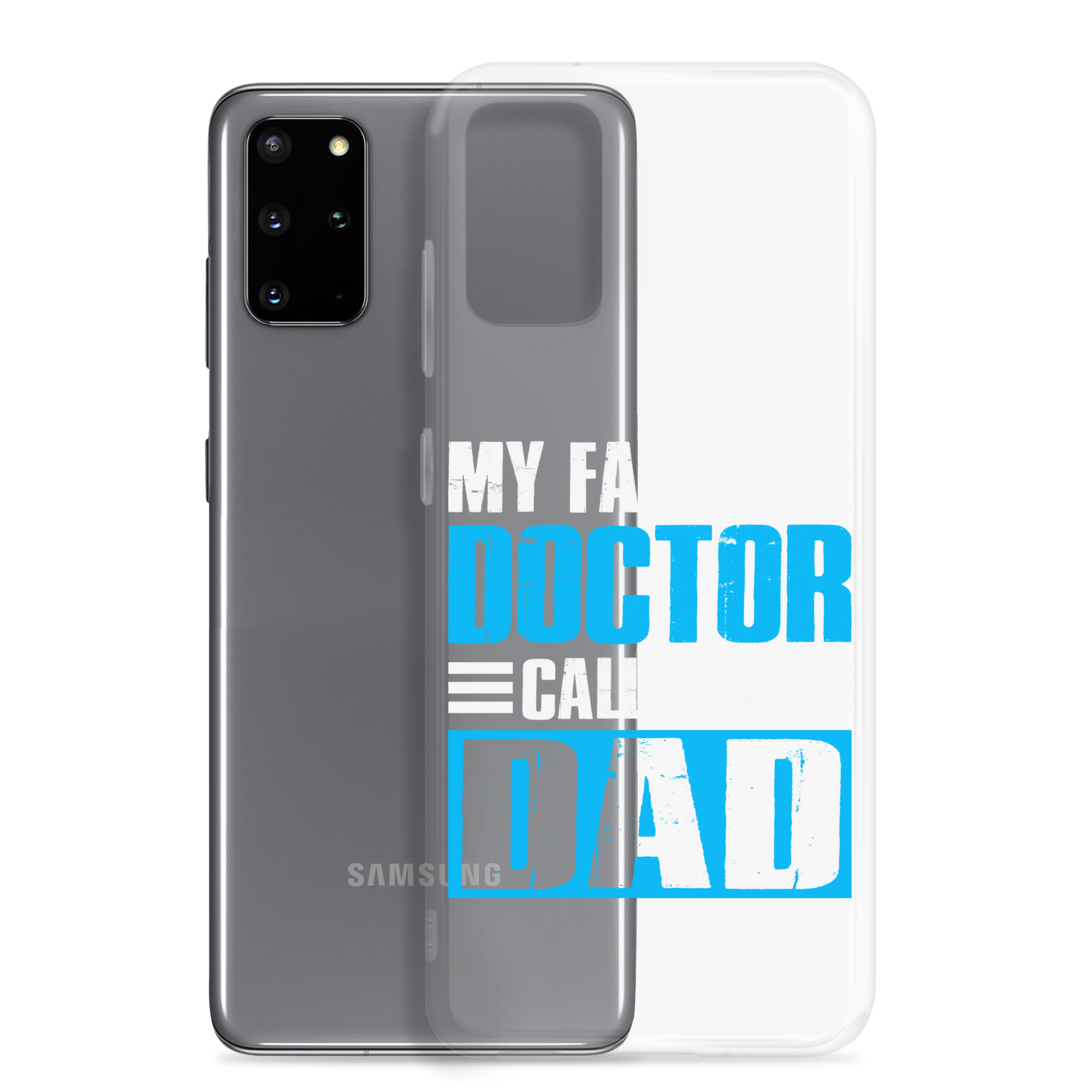 Mer Dad Don't Mess With My Mermaid Clear Case for Samsung®