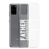 Father Hardworking funny Wise Strong Clear Case for Samsung®