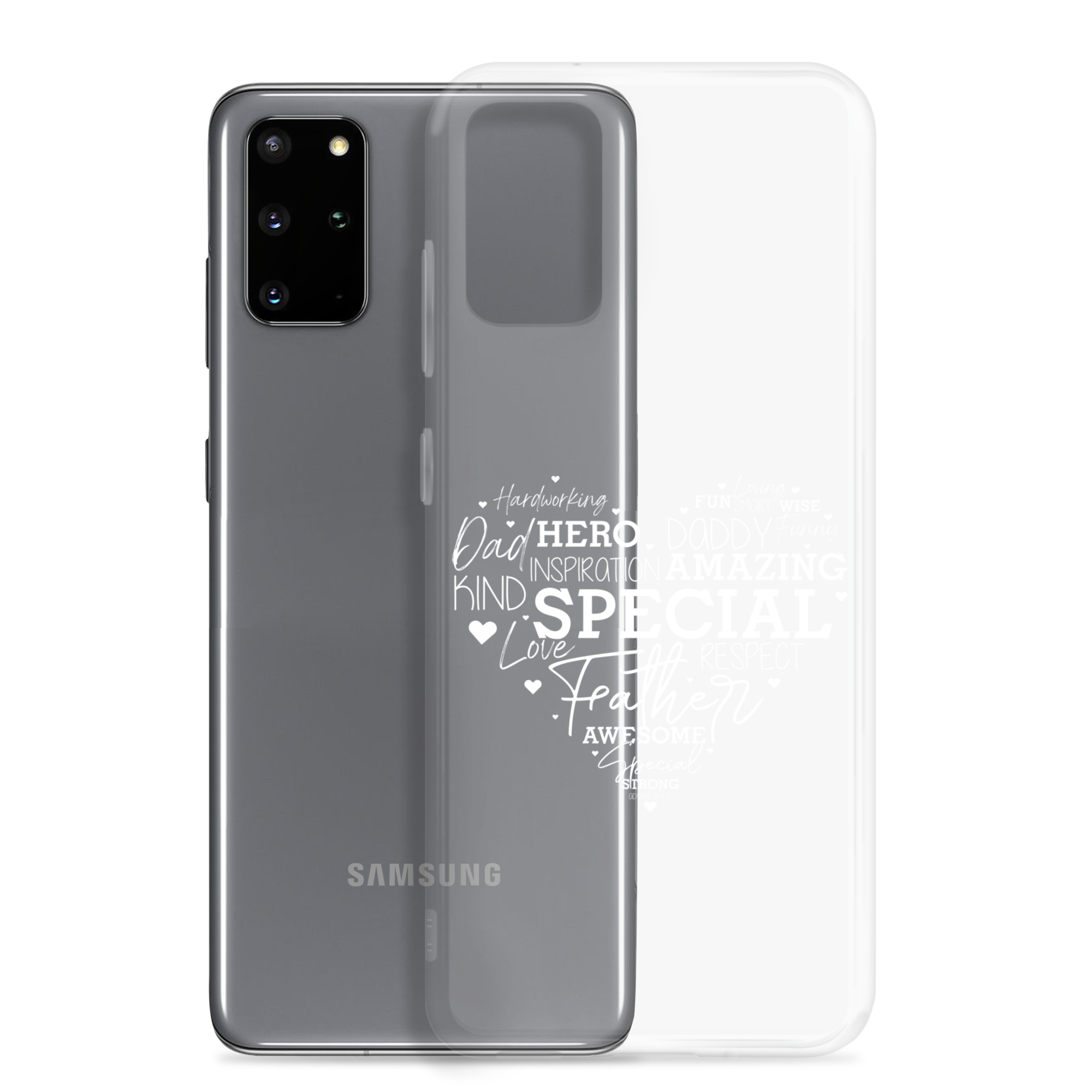 Father Special Hero Amazing Clear Case for Samsung®