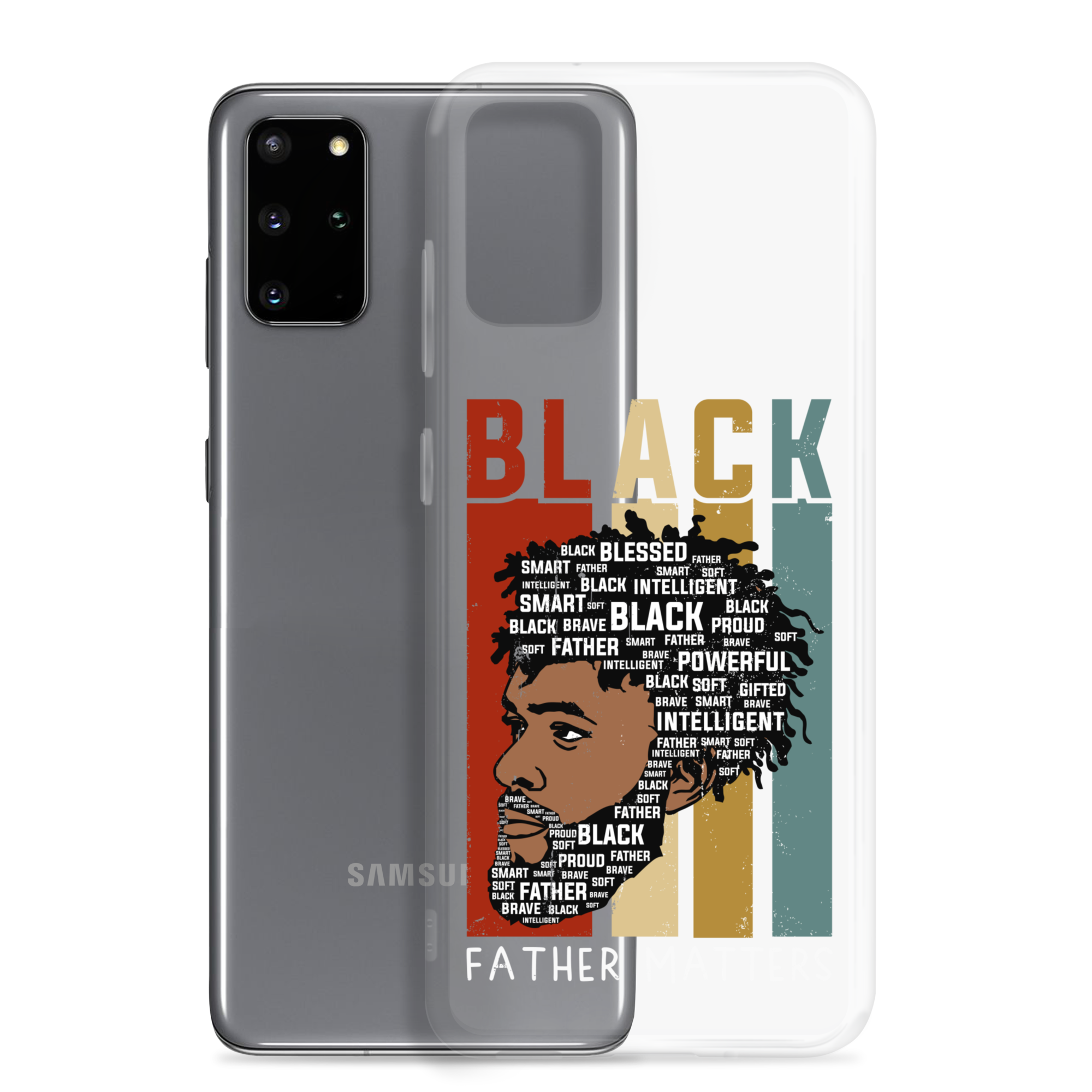 Black Father Matters Clear Case for Samsung®