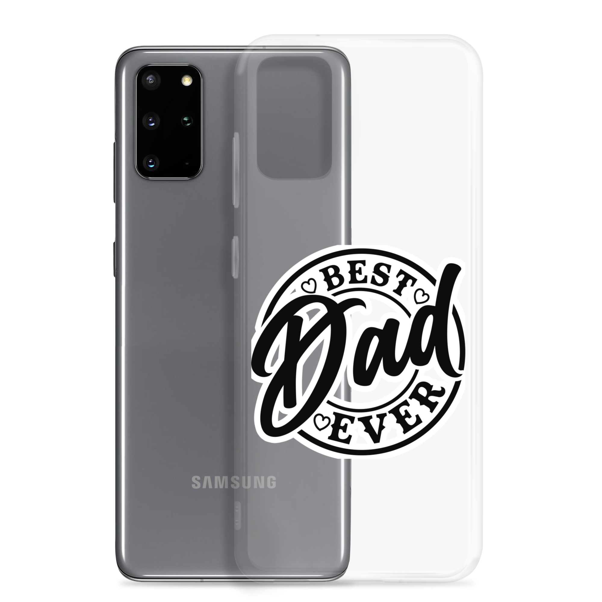 Best Dad Ever Clear Case for Samsung®