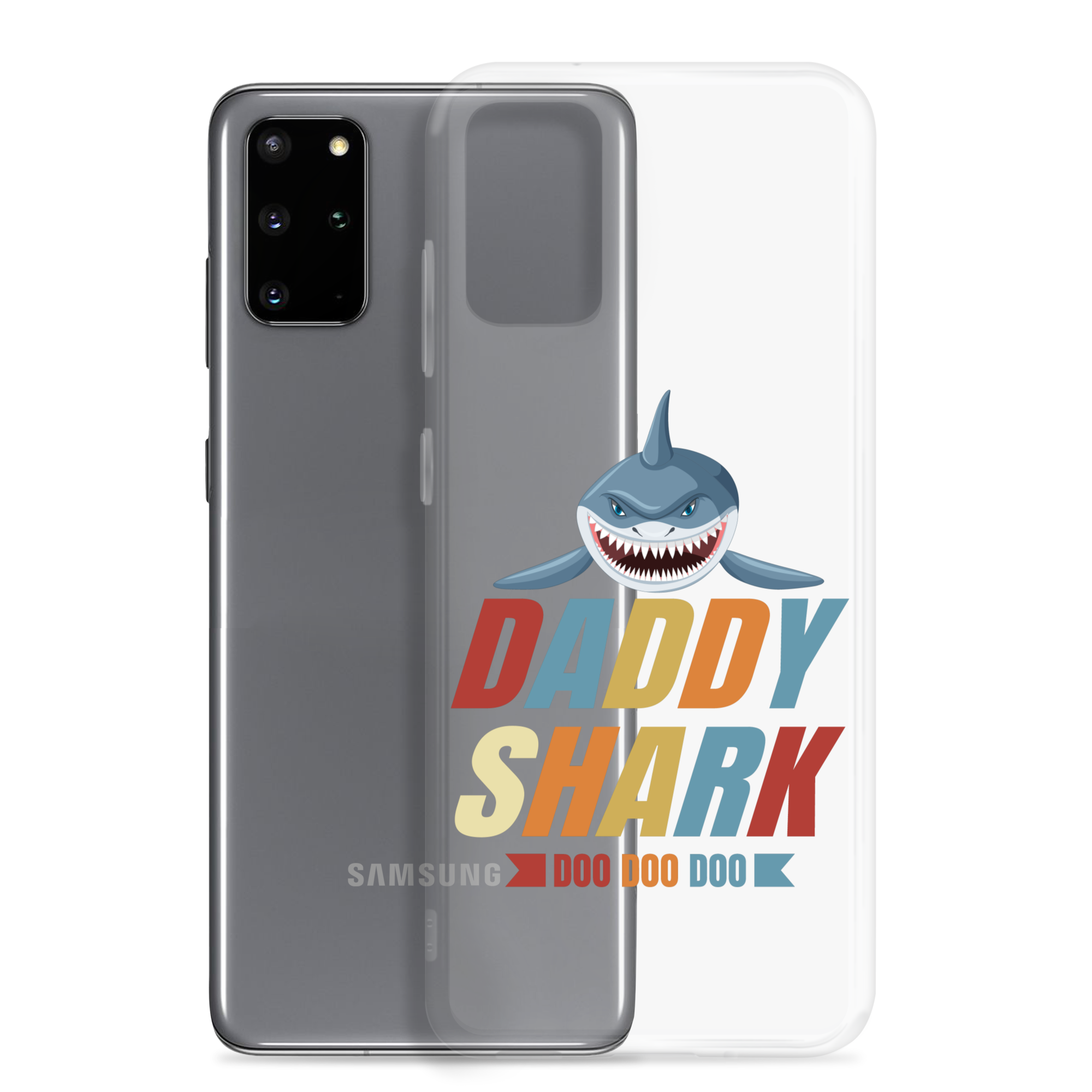 Daddy Shark Doo Doo Doo Clear Case for Samsung®