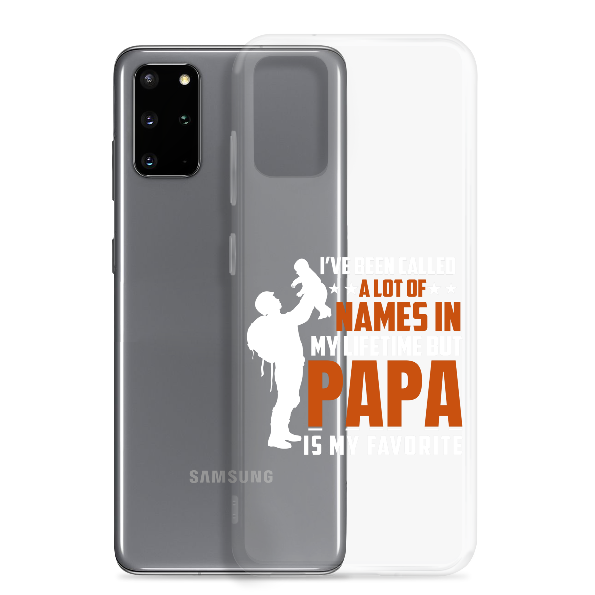 I've Been Called A Lot Of Names In My Lifetime But Papa Is My Favorite Clear Case for Samsung®