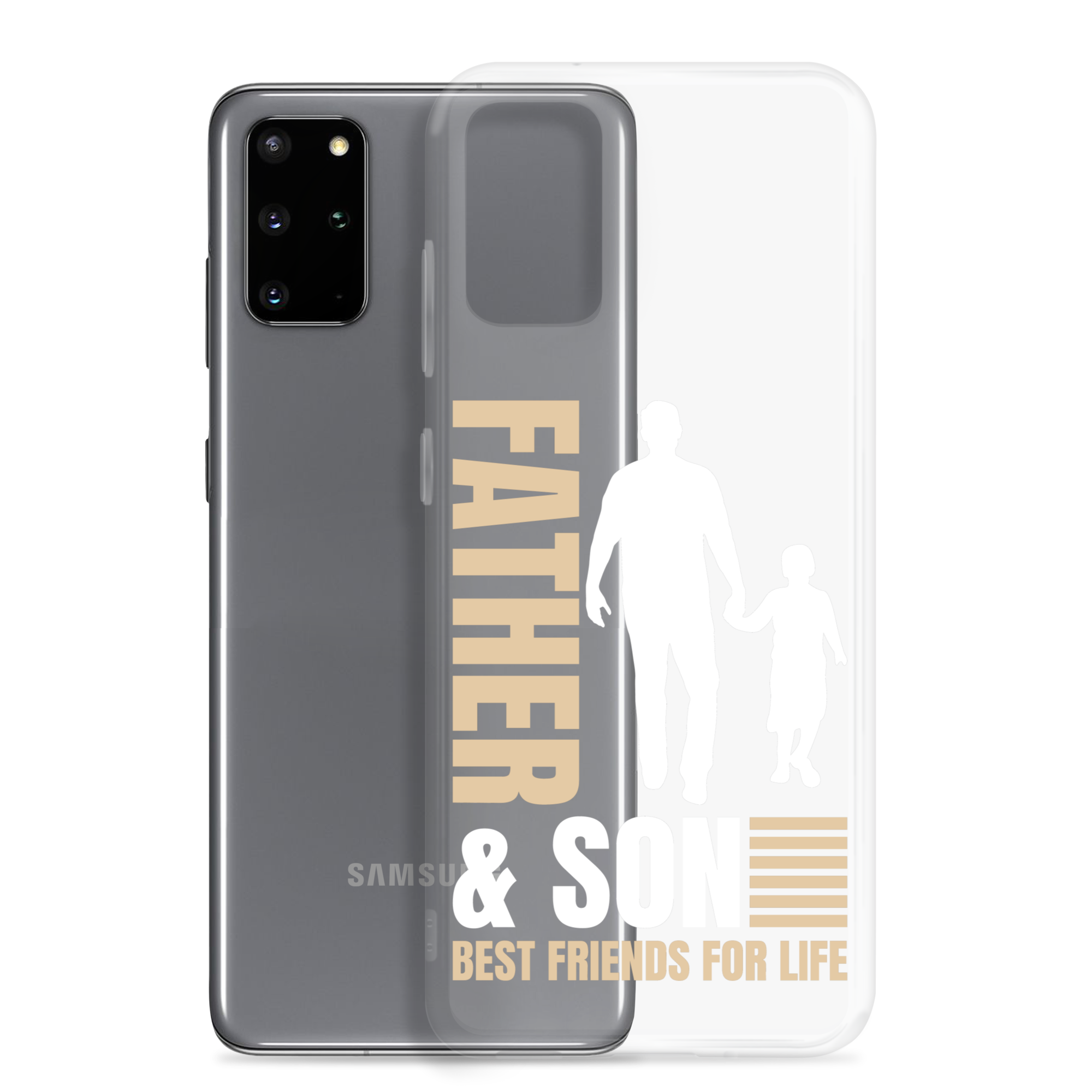 Father & Son Best Friends For Life Clear Case for Samsung®