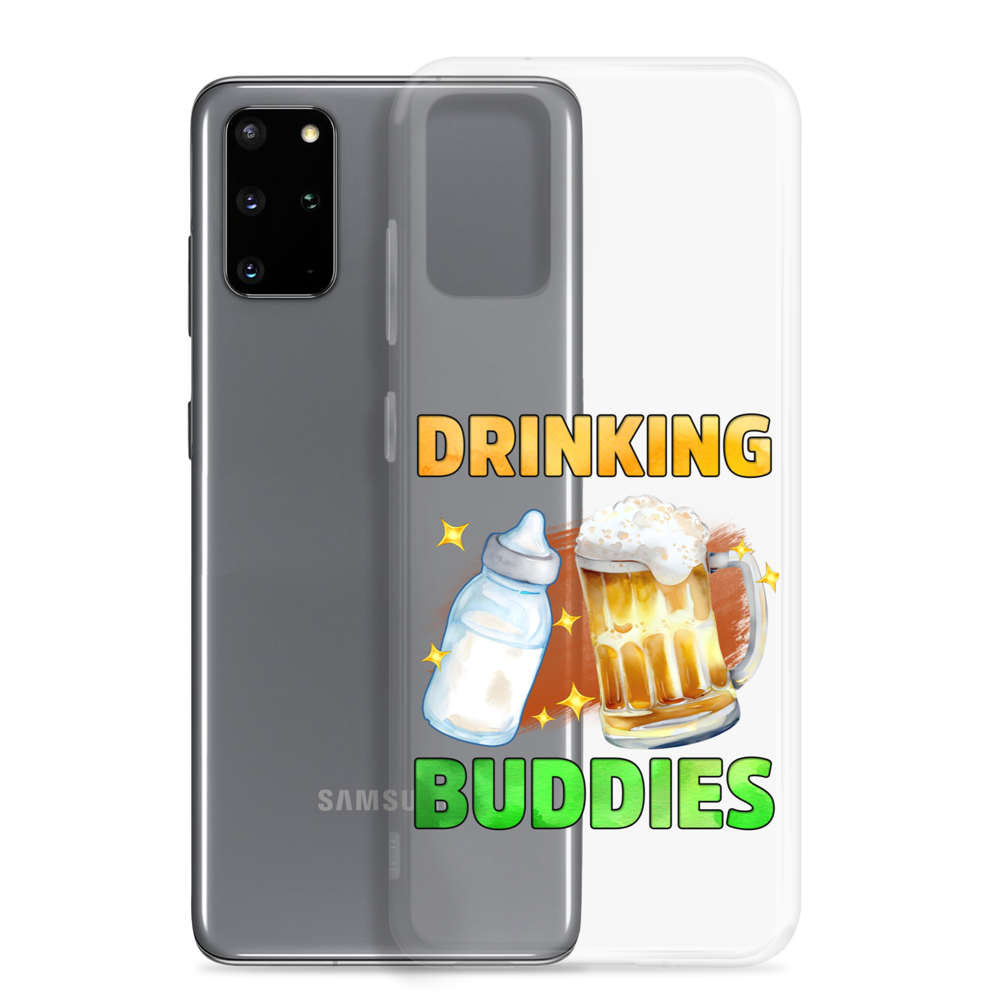 Drinking Buddies Clear Case for Samsung®