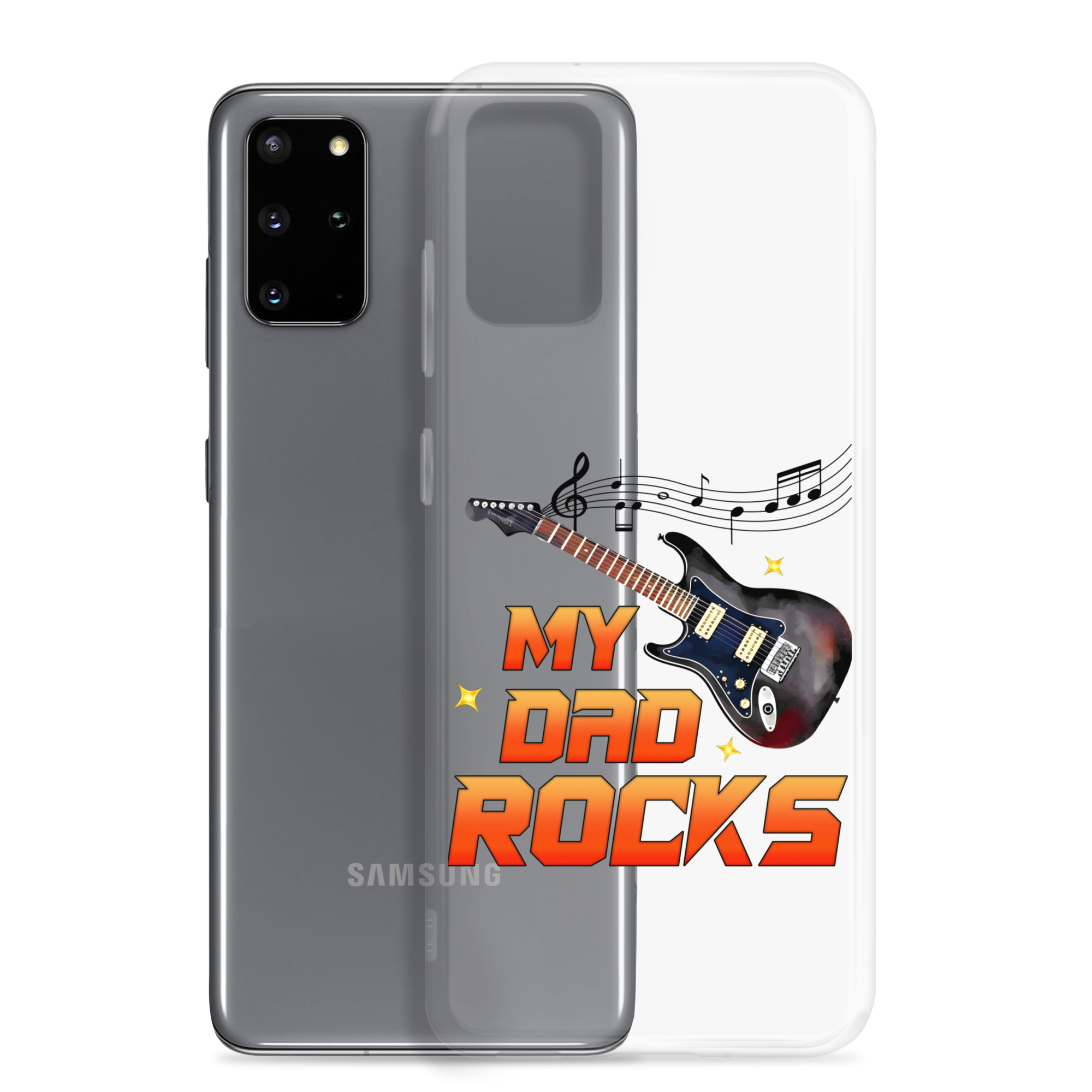 My Dad Rocks Clear Case for Samsung®