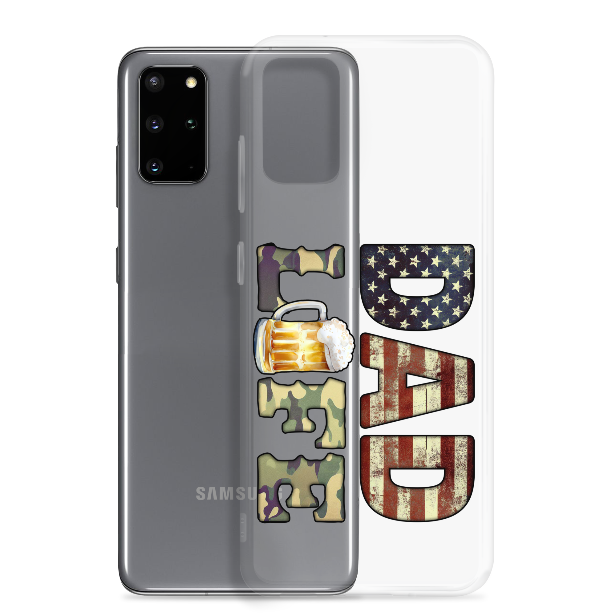 Dad Life Clear Case for Samsung®