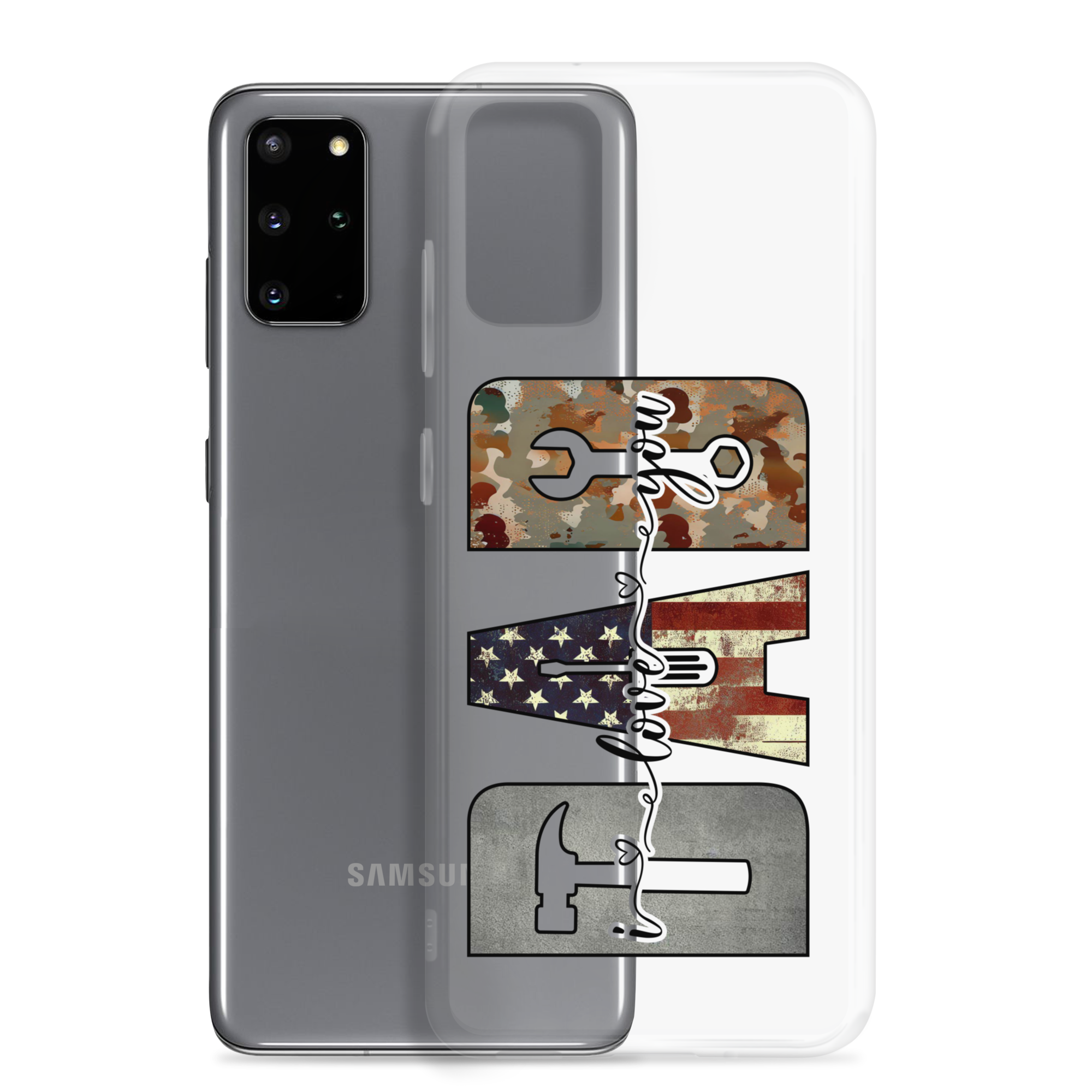 I Love You Dad Clear Case for Samsung®