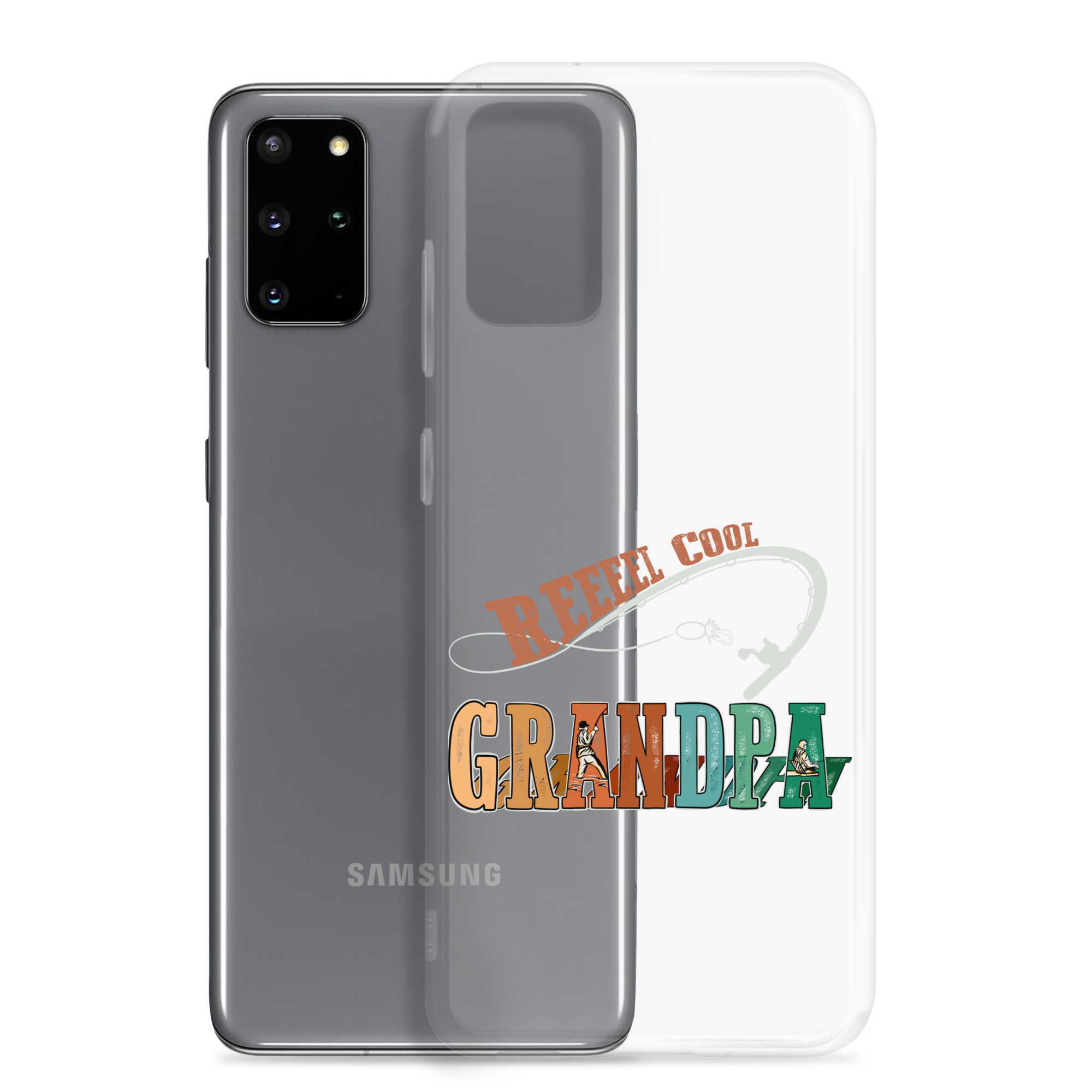 Reel Cool Grandpa Clear Case for Samsung®