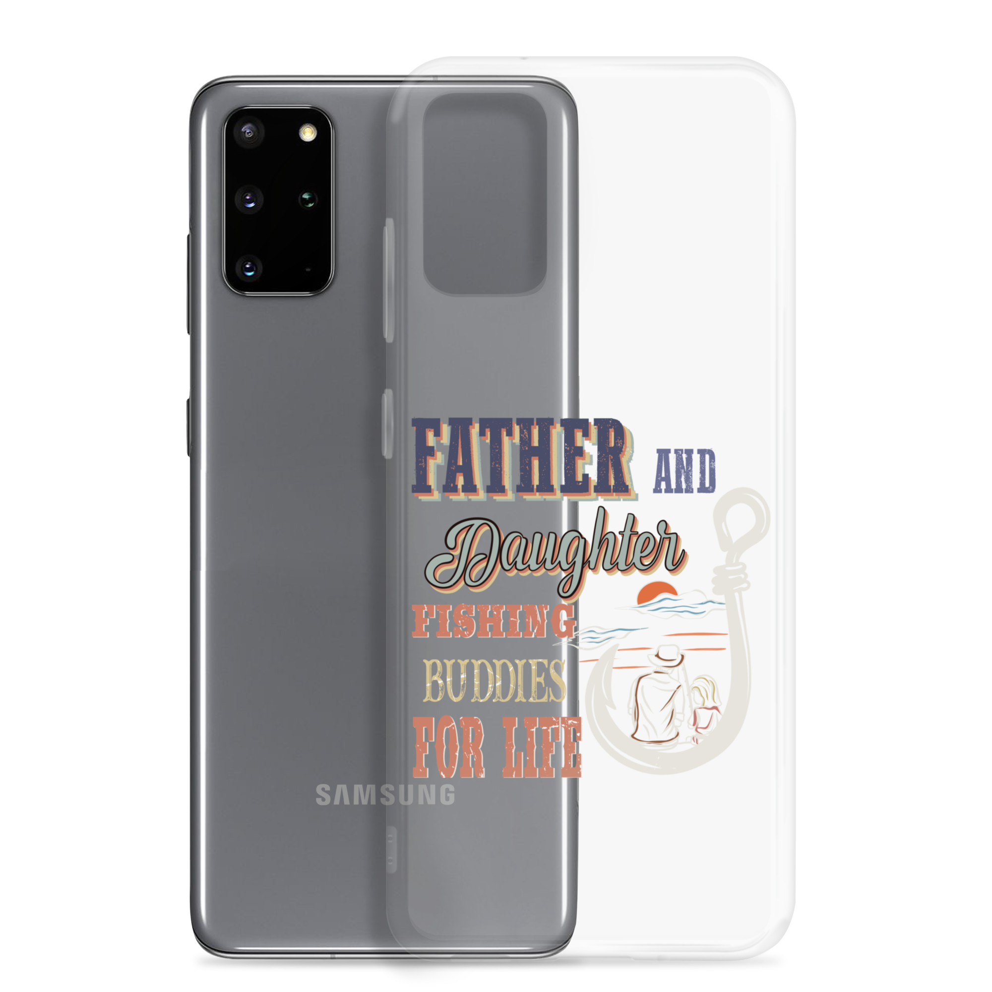 Father And Daughter Fishing Buddies For Life Clear Case for Samsung®