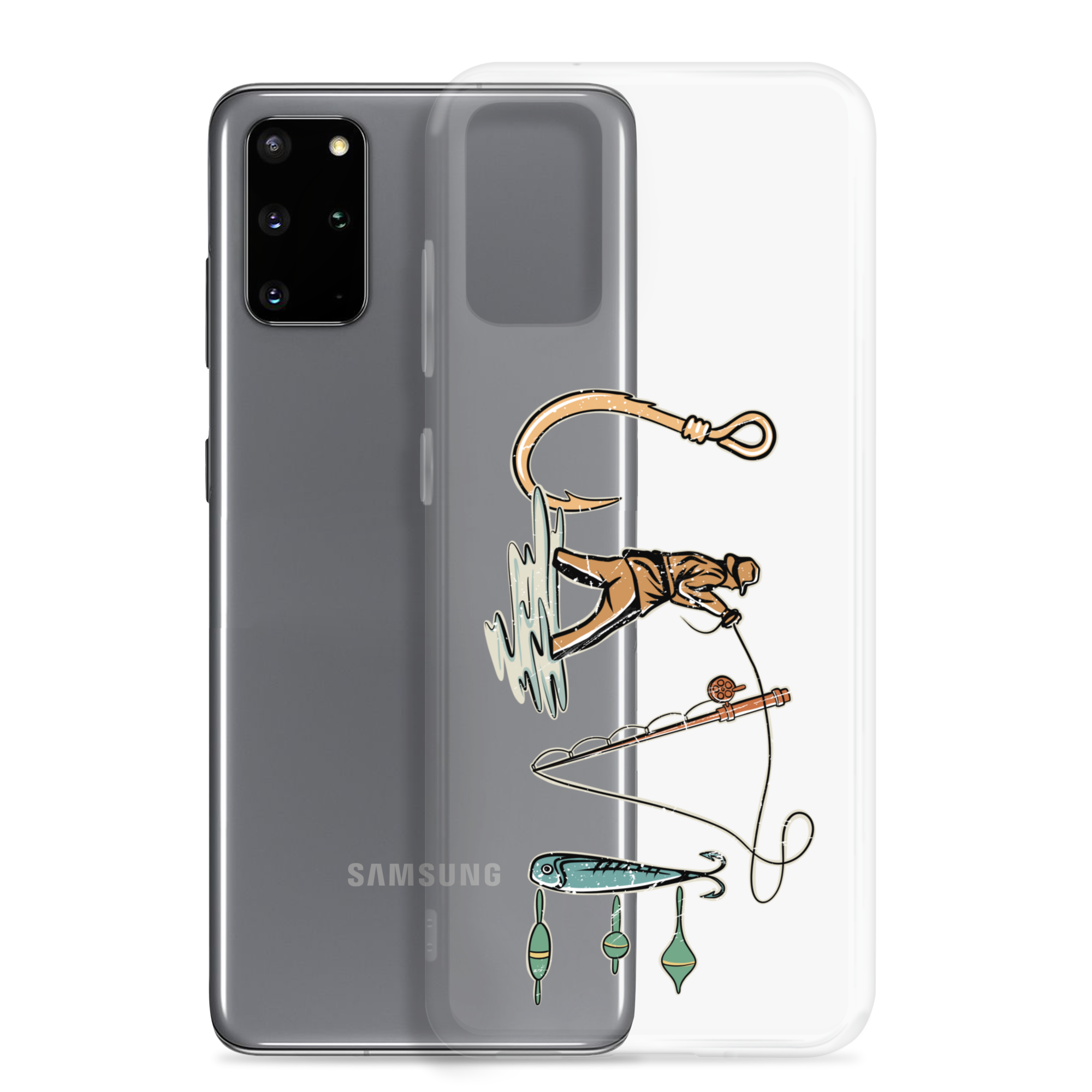 I Love Fishing Clear Case for Samsung®