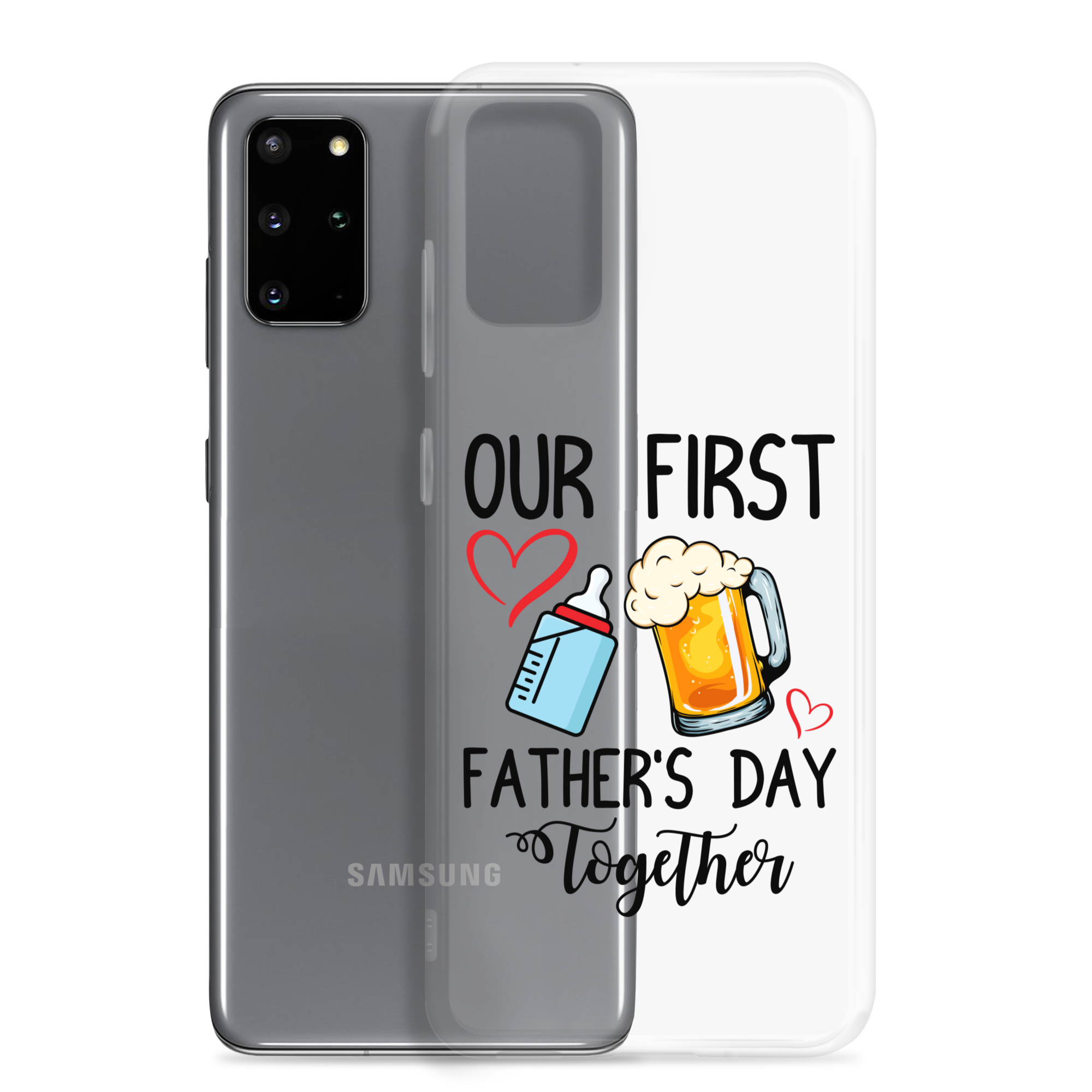 Our First Father's Day Together Clear Case for Samsung®