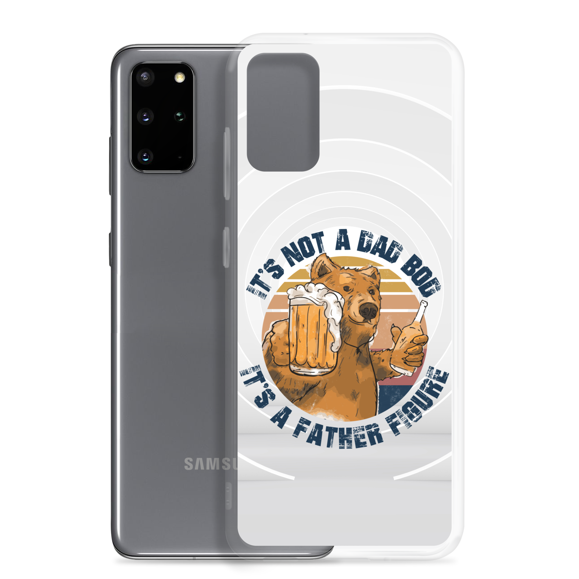 It's Not A Bod Dad It's A Father Figure Clear Case for Samsung®